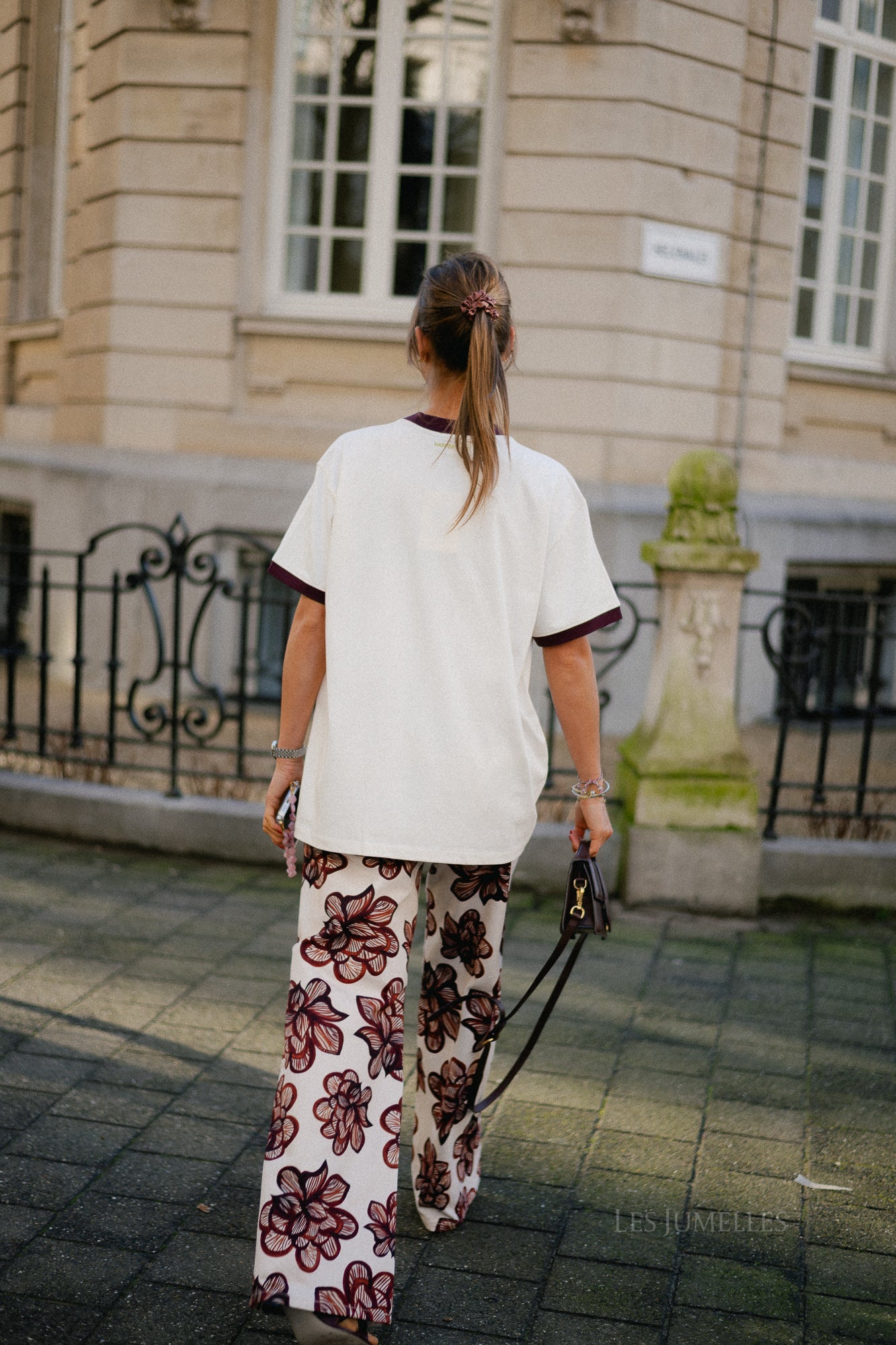 Mayra pants desert flower ecru