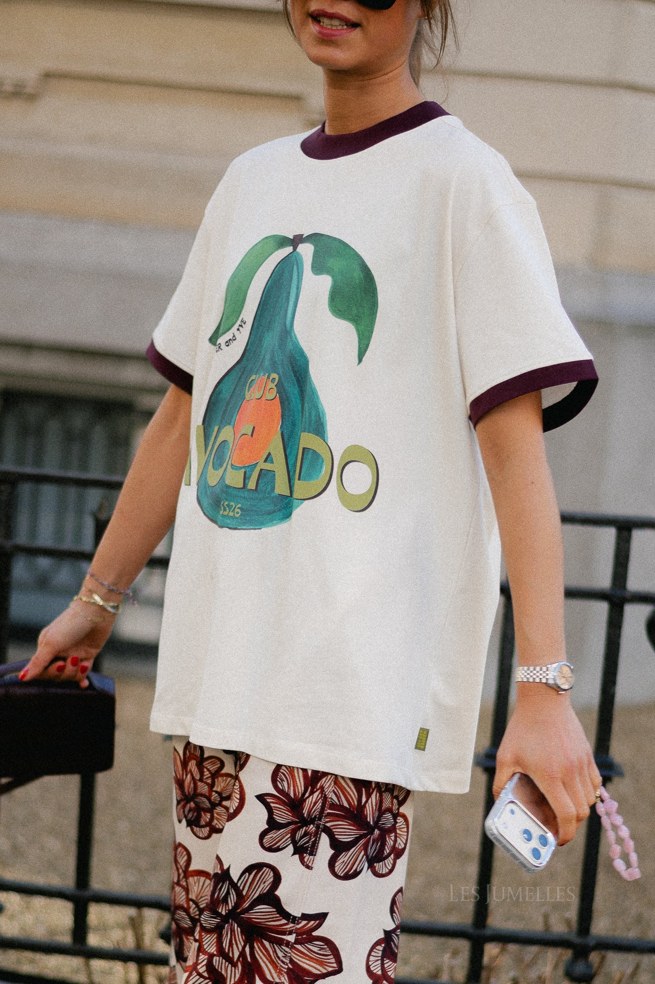 Club avocado SS tee ecru