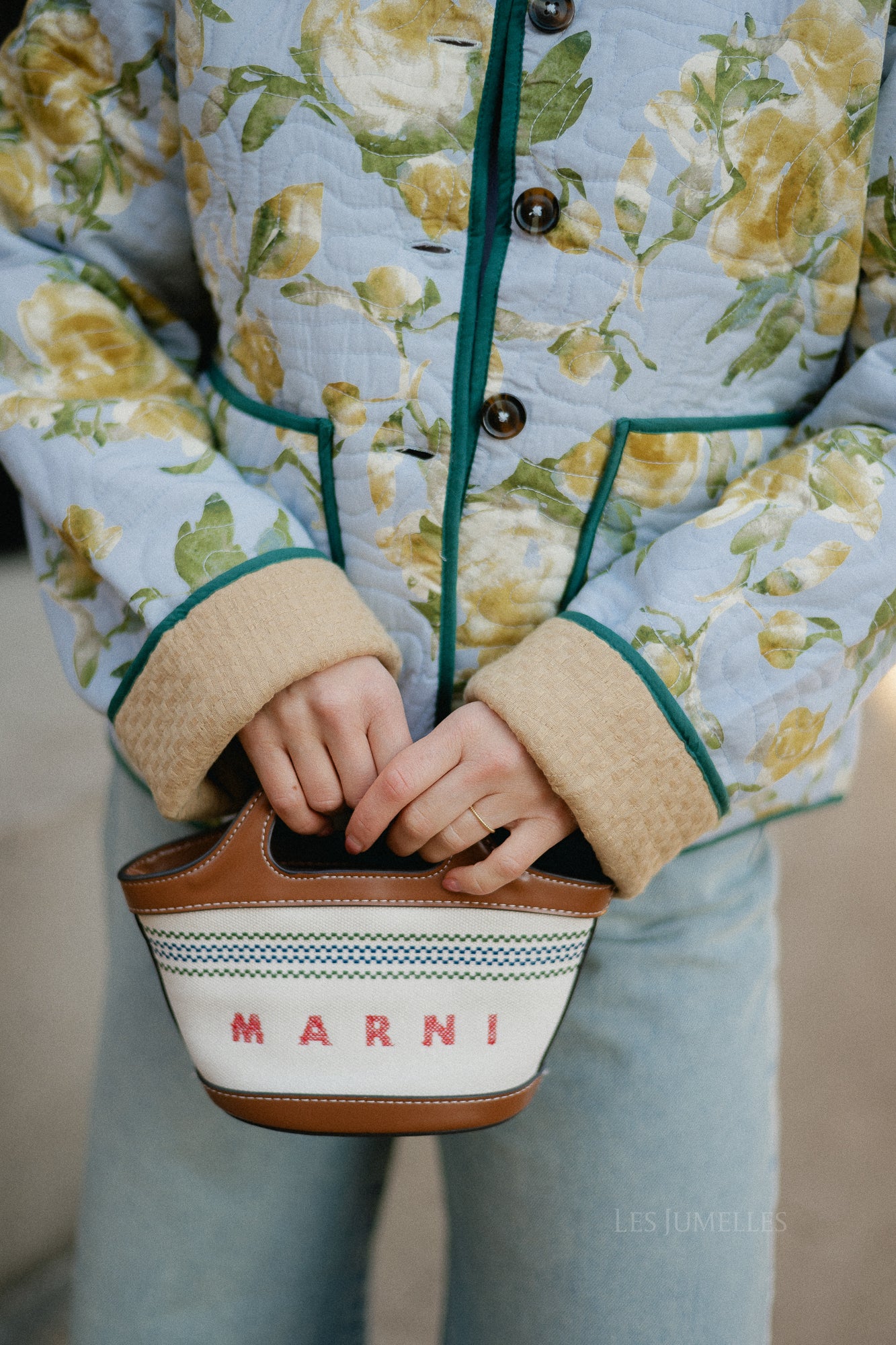 YASMatira LS quilted jacket - skyway/matira