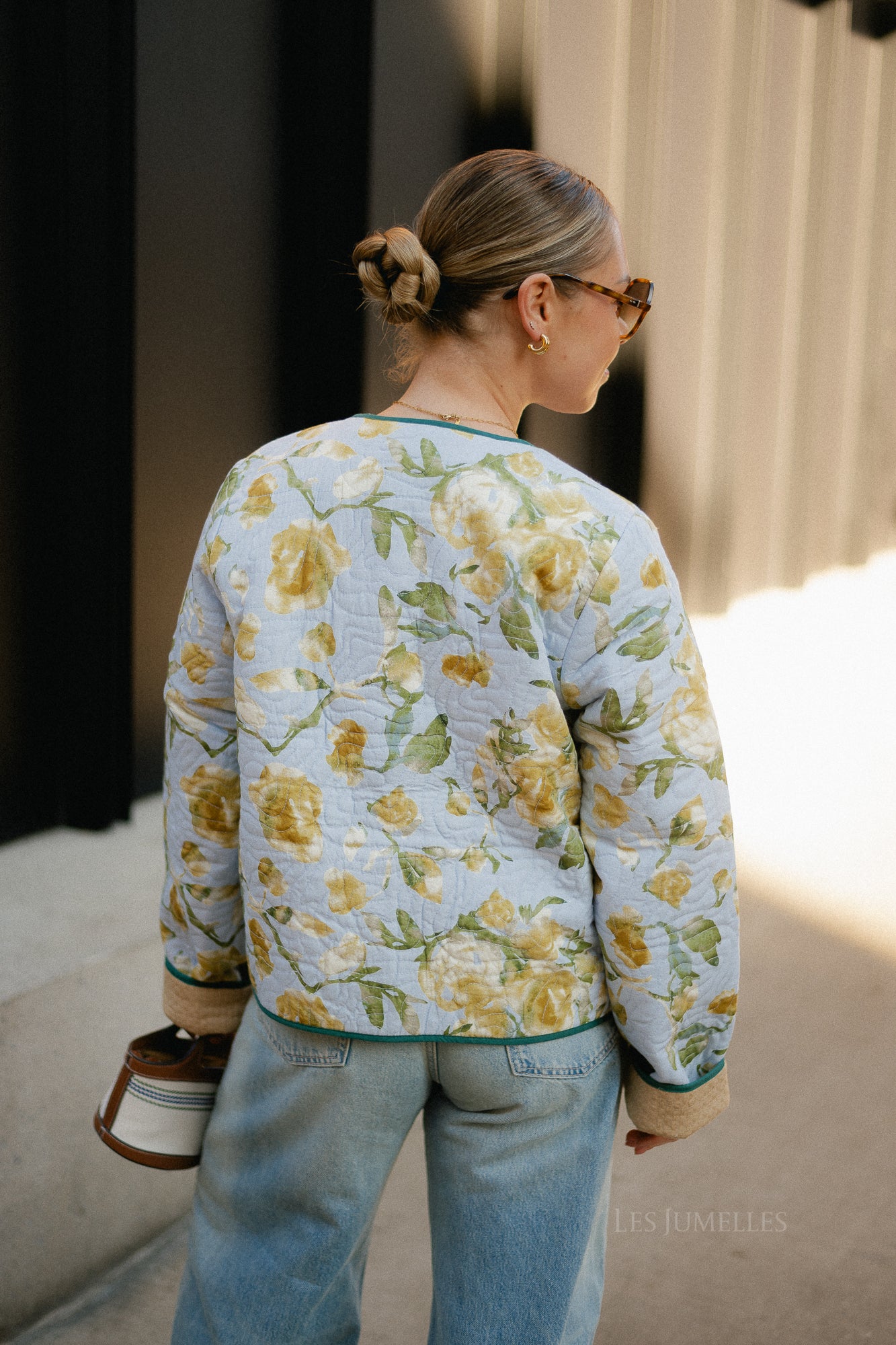 YASMatira LS quilted jacket - skyway/matira