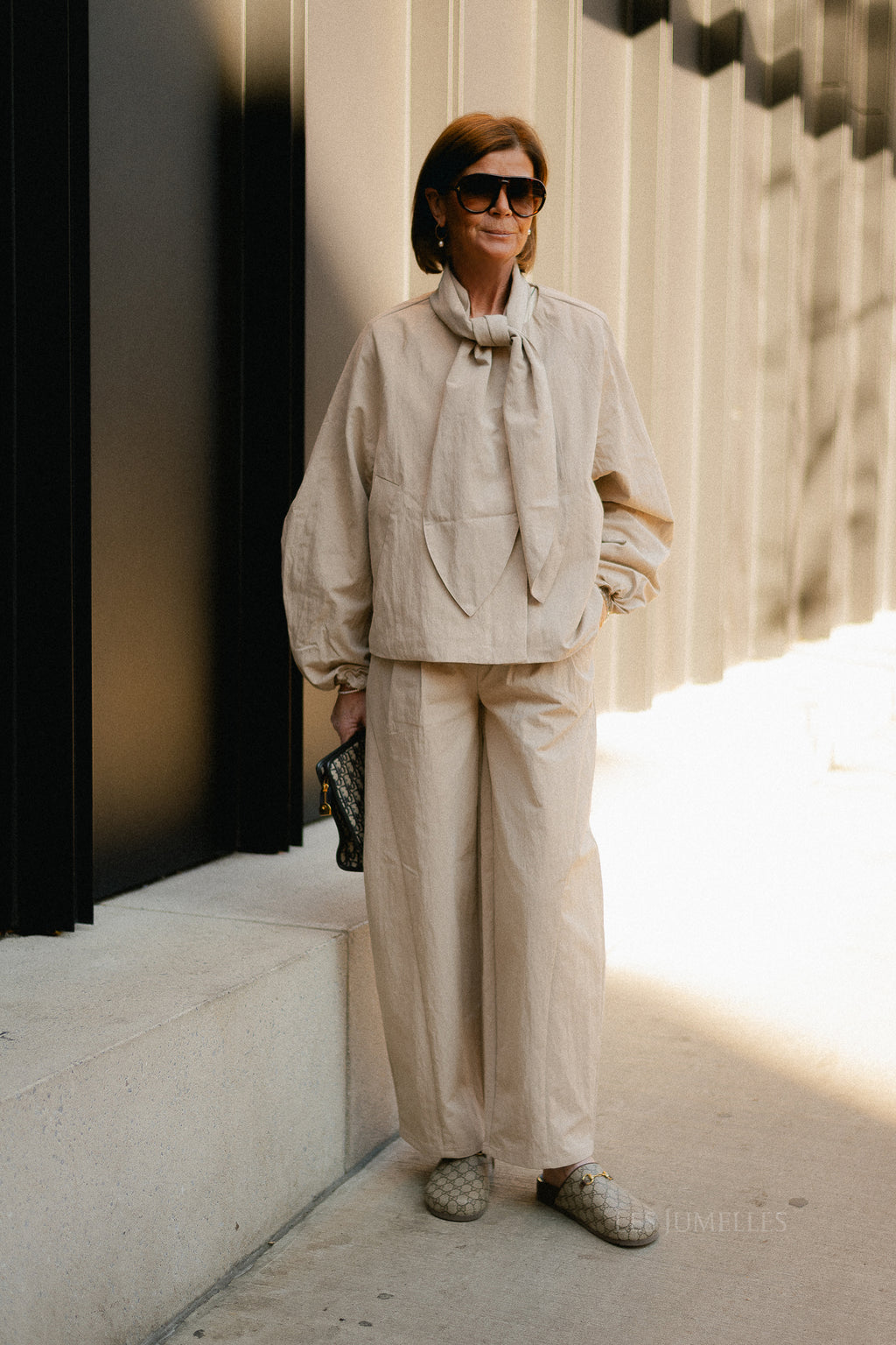 OBJTanya MW barrel pants humus