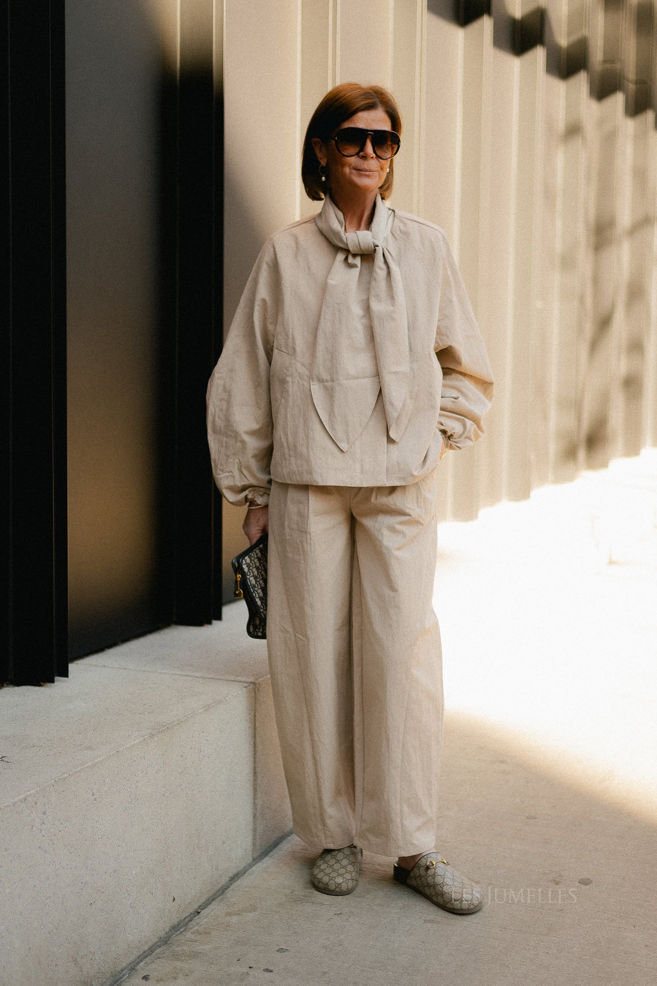 OBJTanya MW barrel pants humus