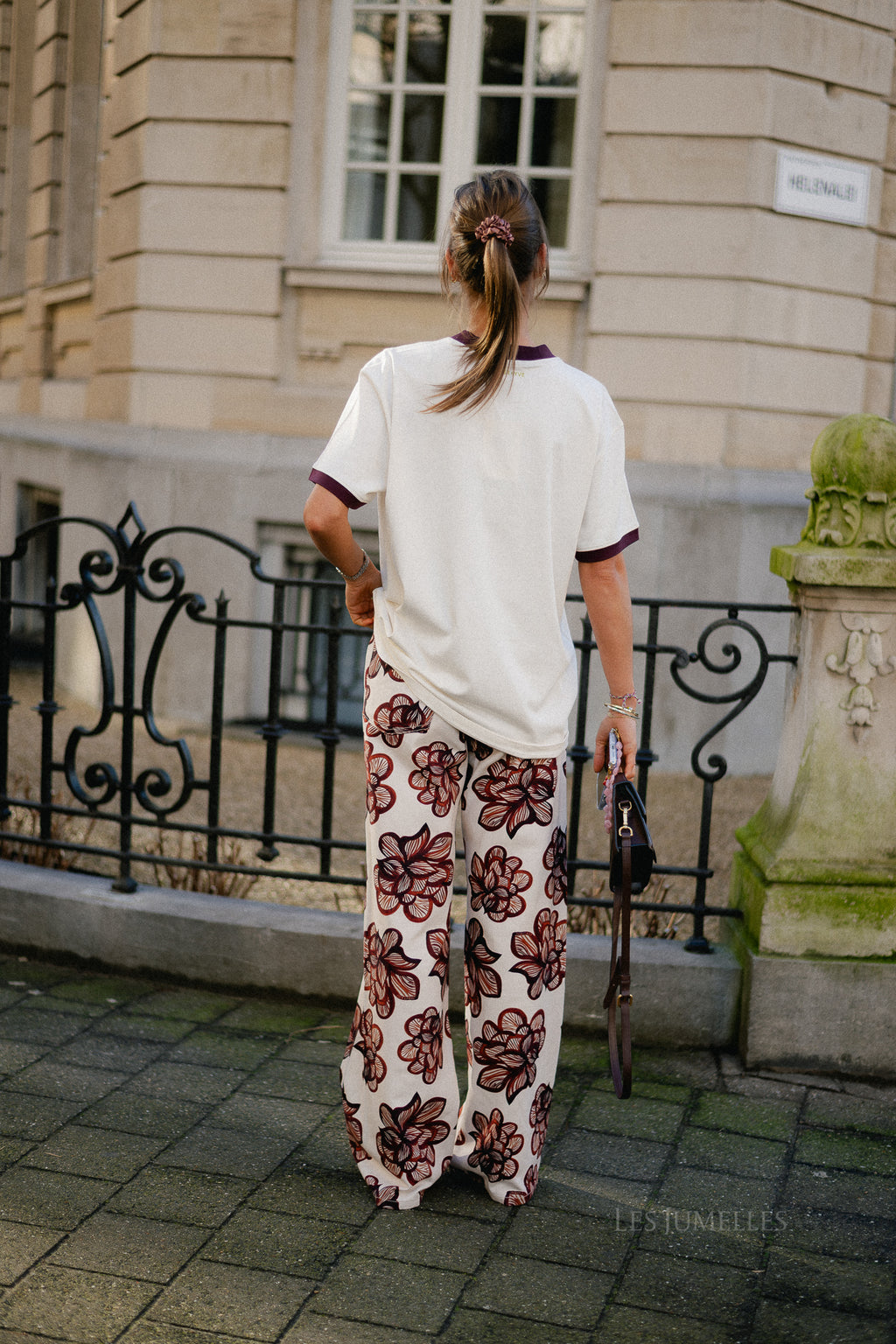 Mayra pants desert flower ecru