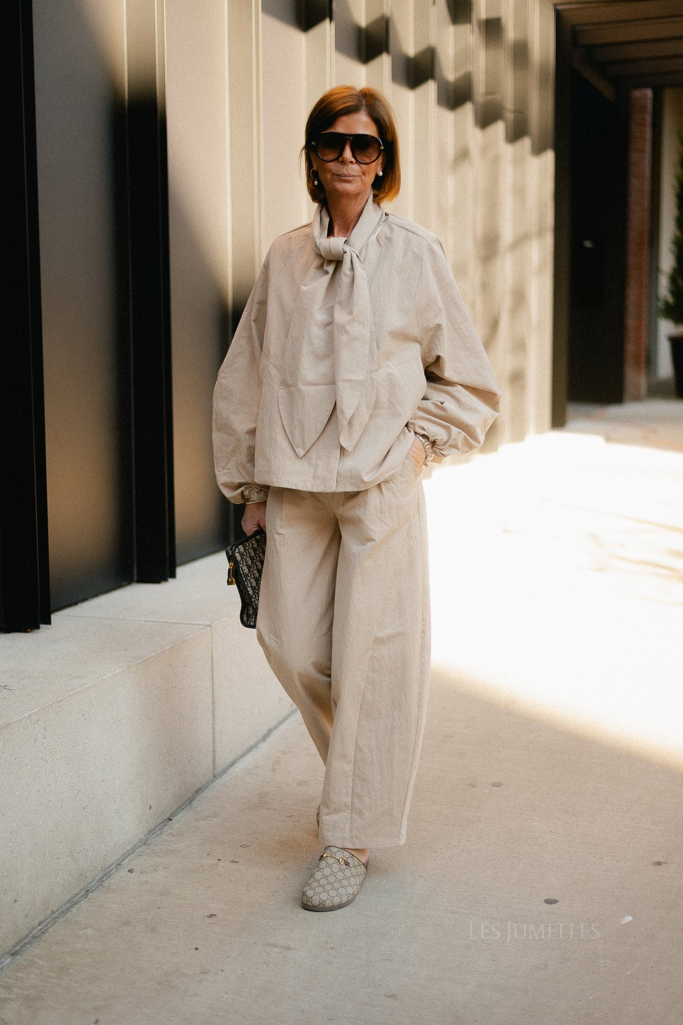 OBJTanya MW barrel pants humus