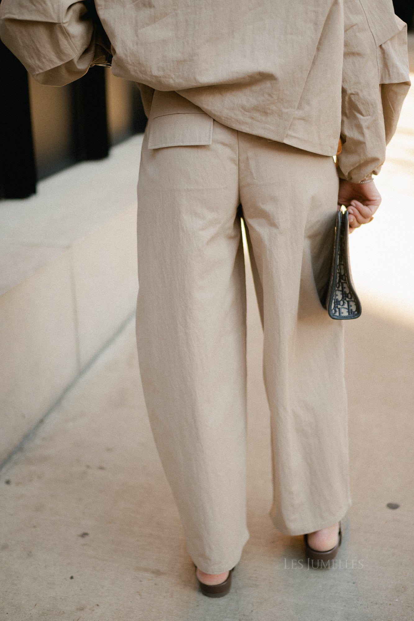 OBJTanya MW barrel pants humus