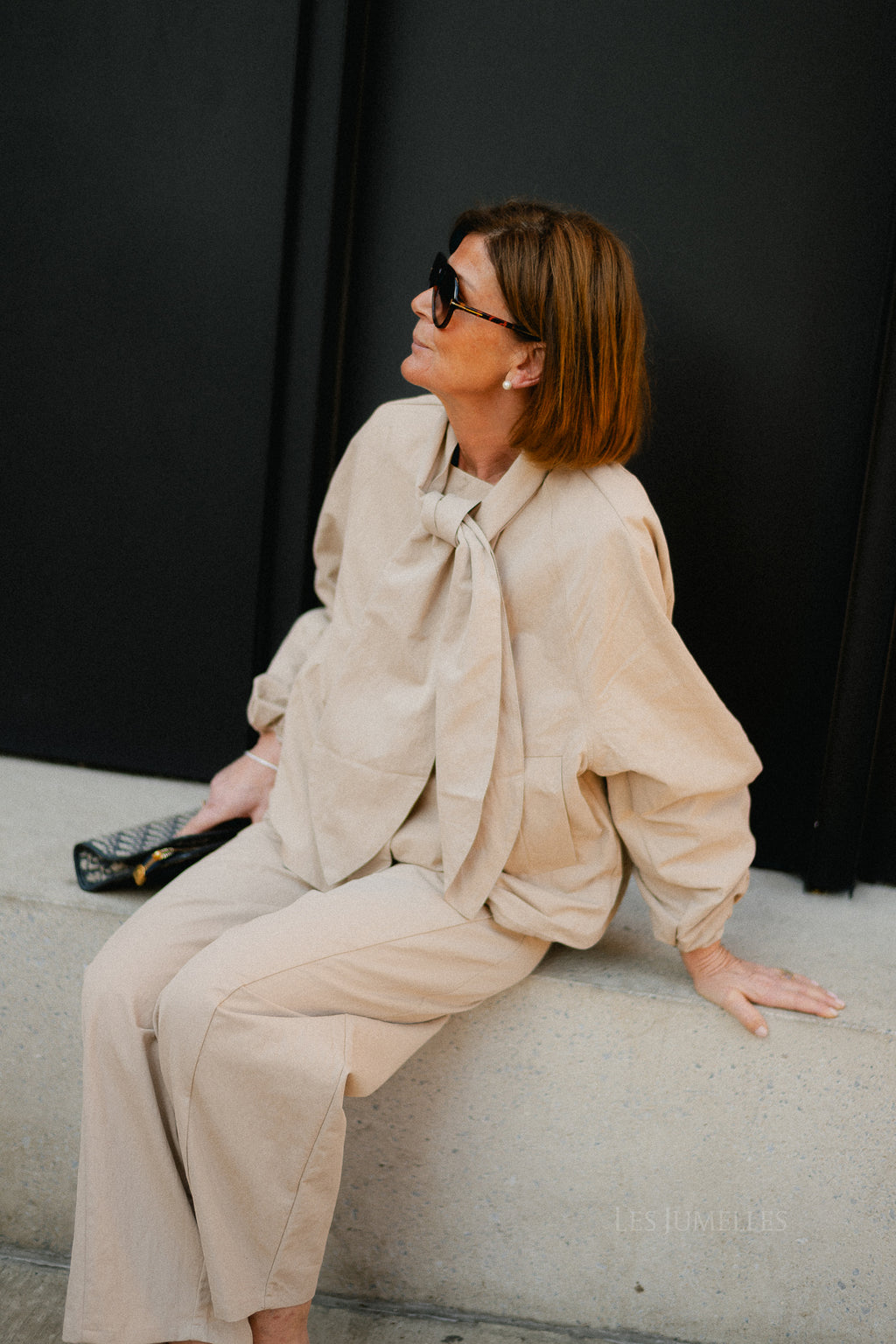 OBJTanya MW barrel pants humus