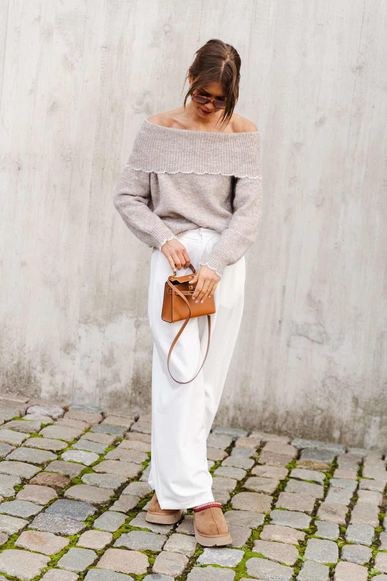 Wallis pleated trousers offwhite