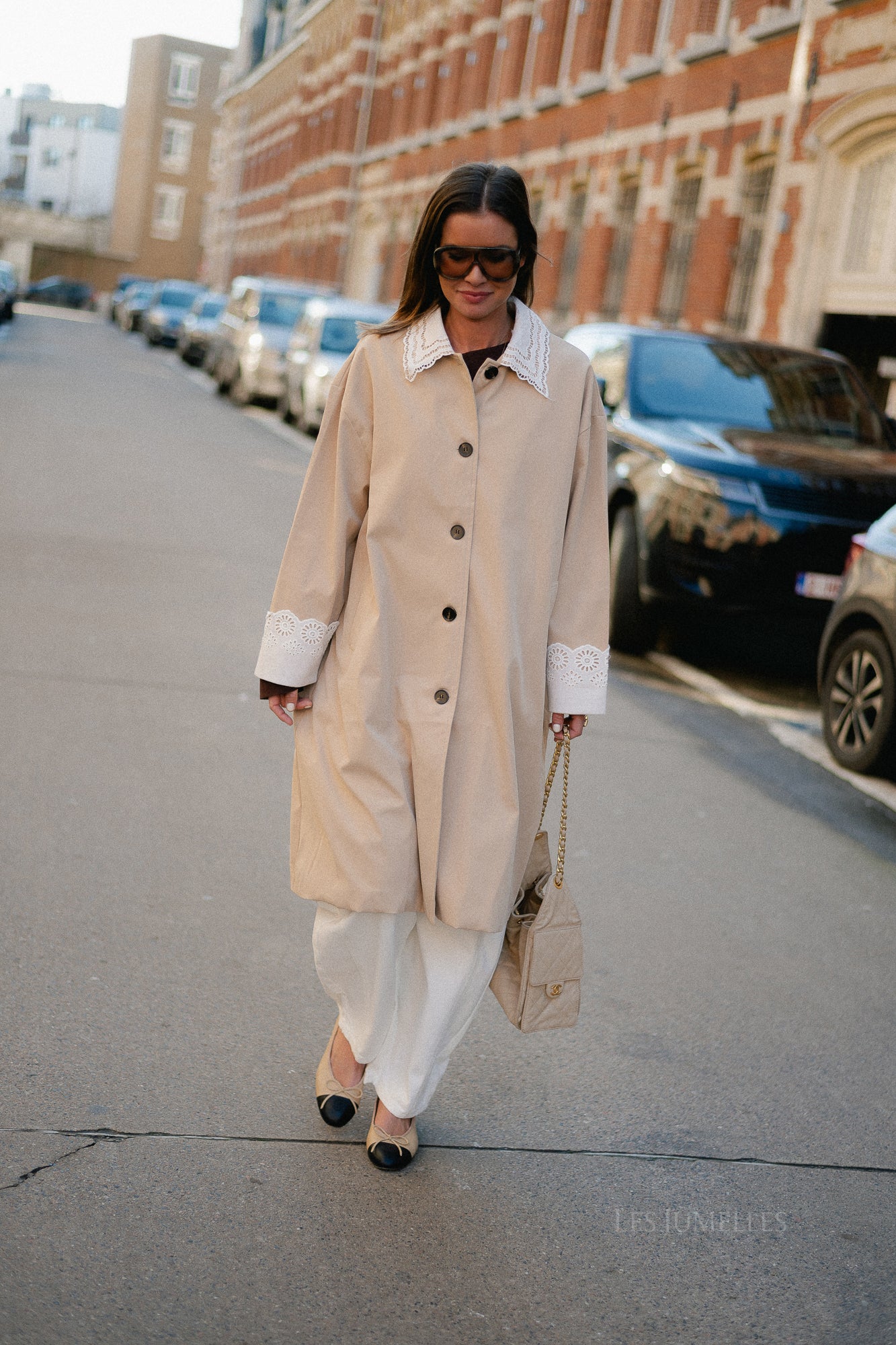 Melanie oversized trenchcoat beige