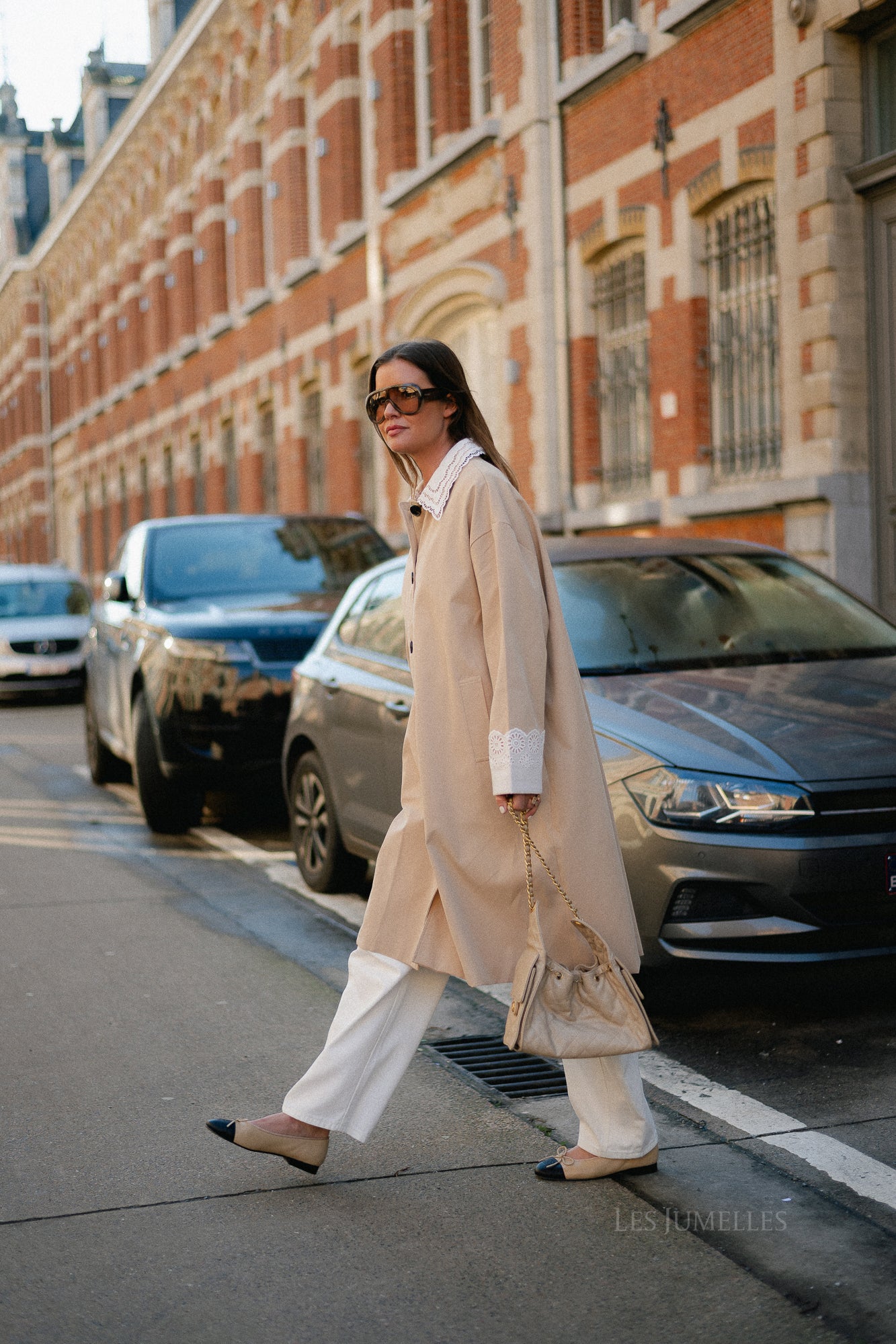 Melanie oversized trenchcoat beige