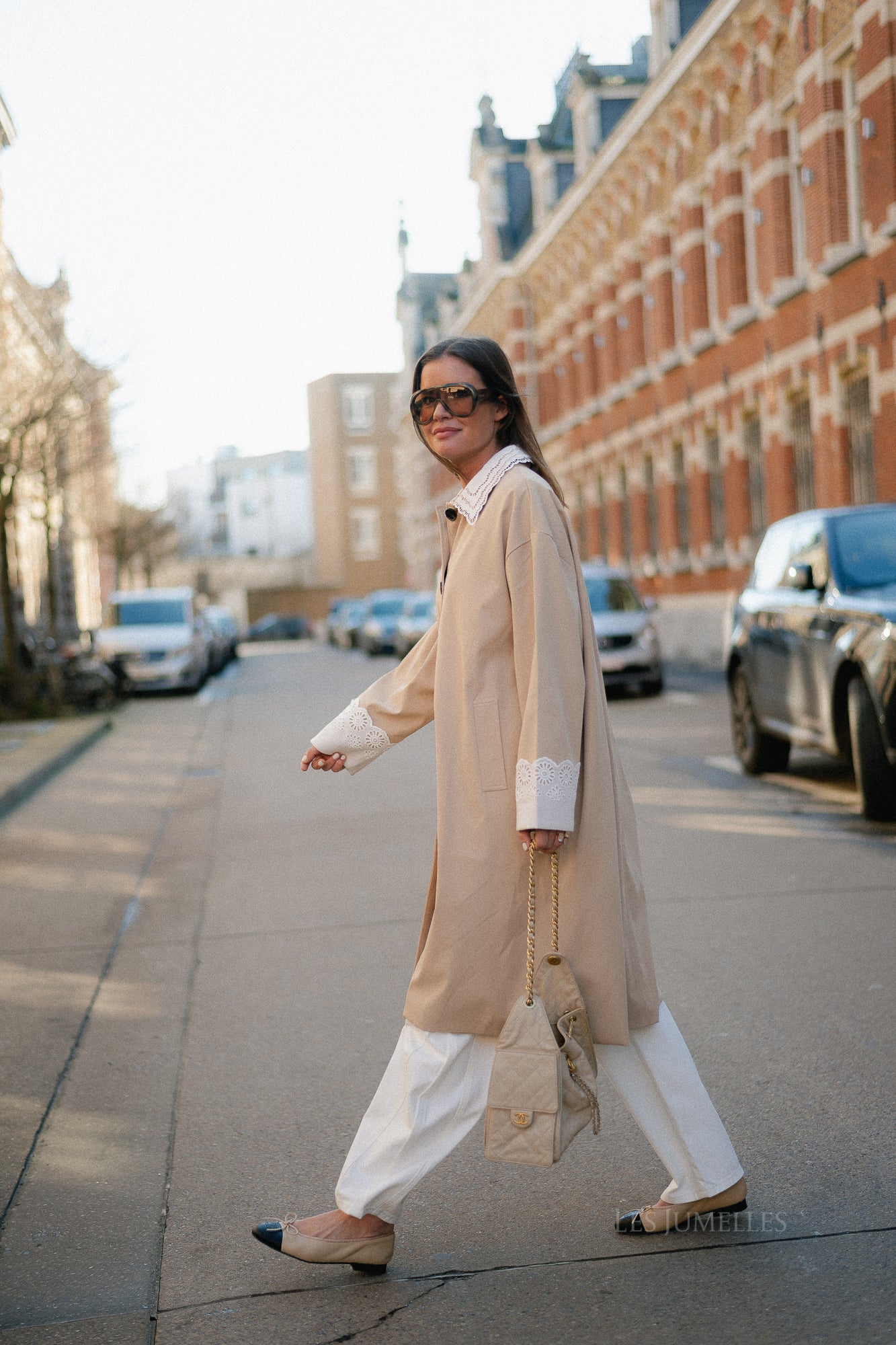Melanie oversized trenchcoat beige