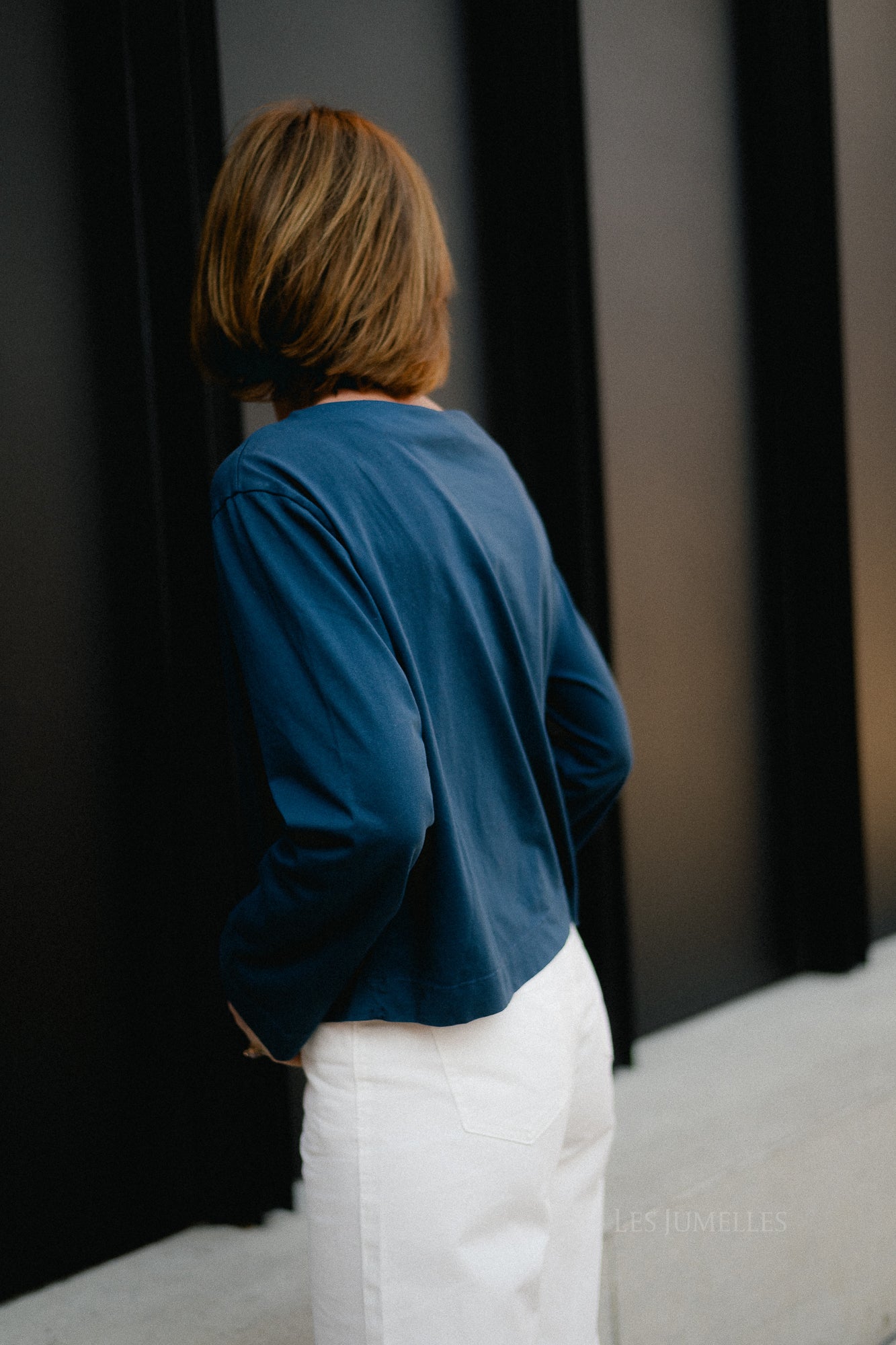 Alizée boatneck longsleeve night sky