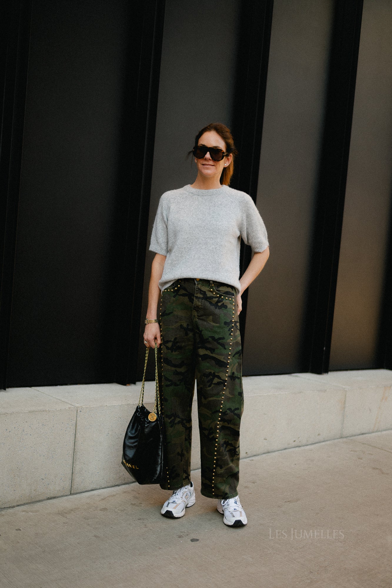 Rachel camouflage baloon-fit jeans