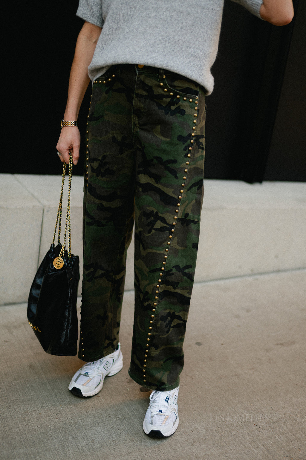 Rachel camouflage baloon-fit jeans