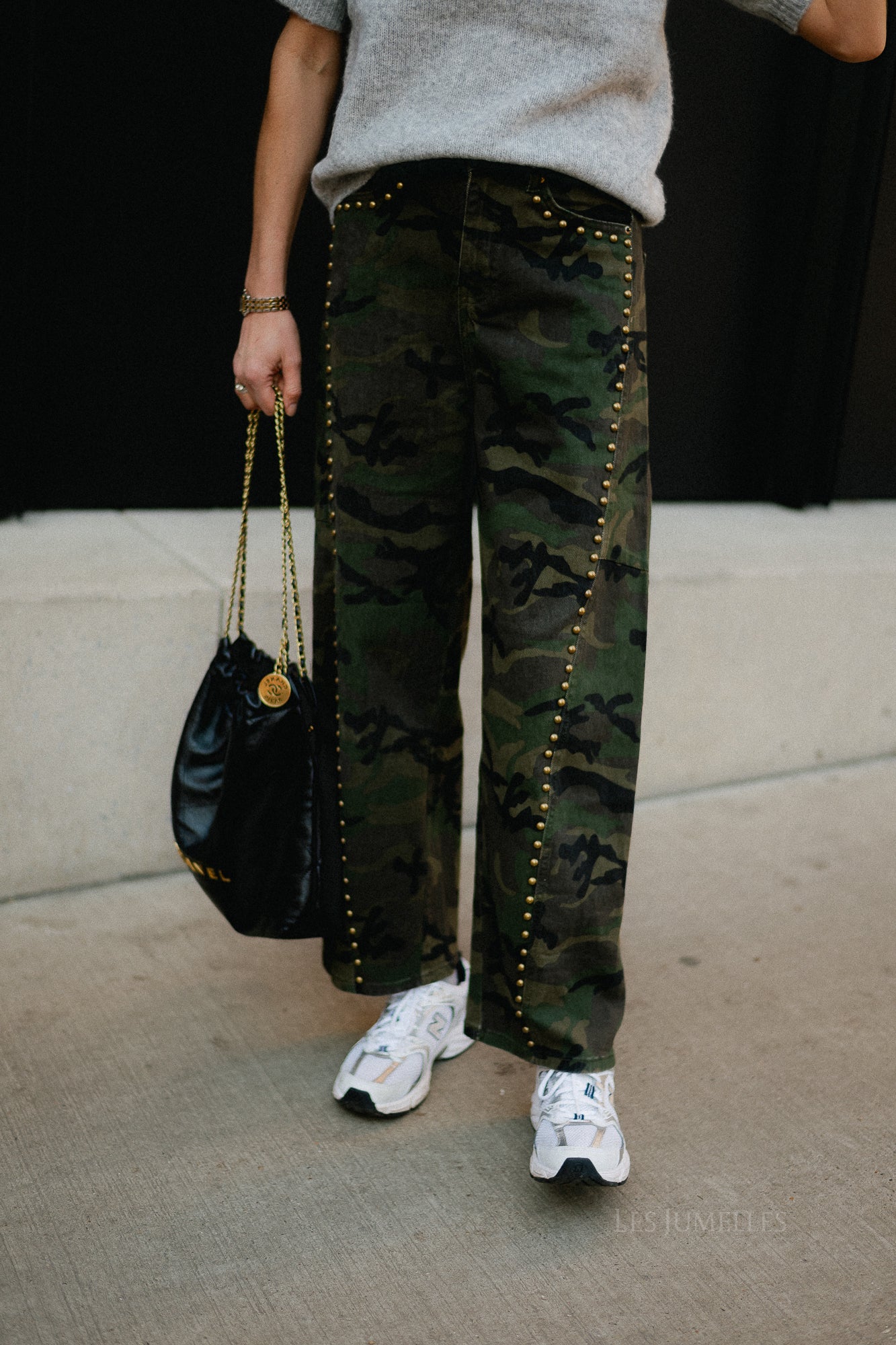 Rachel camouflage baloon-fit jeans