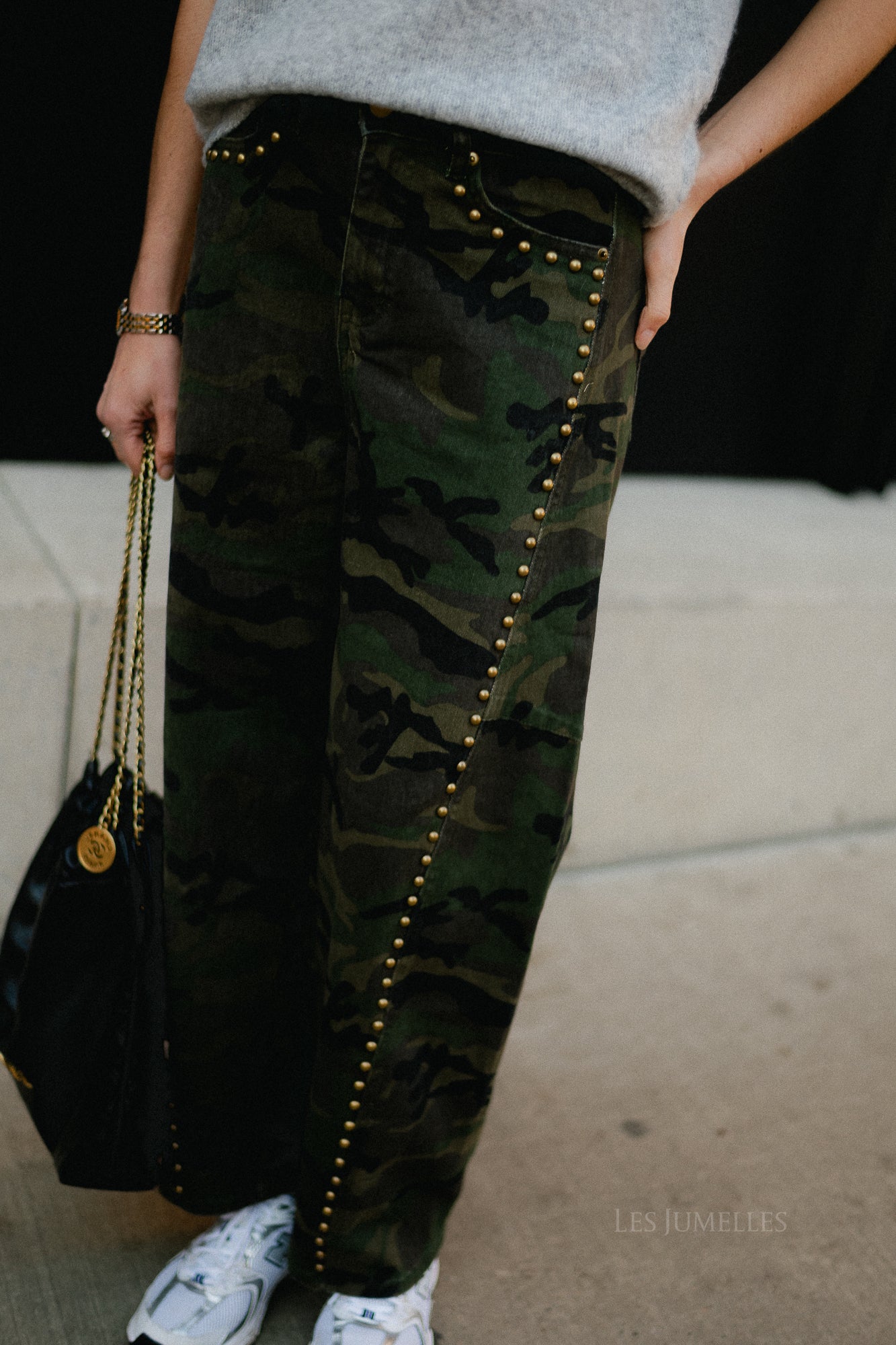 Rachel camouflage baloon-fit jeans