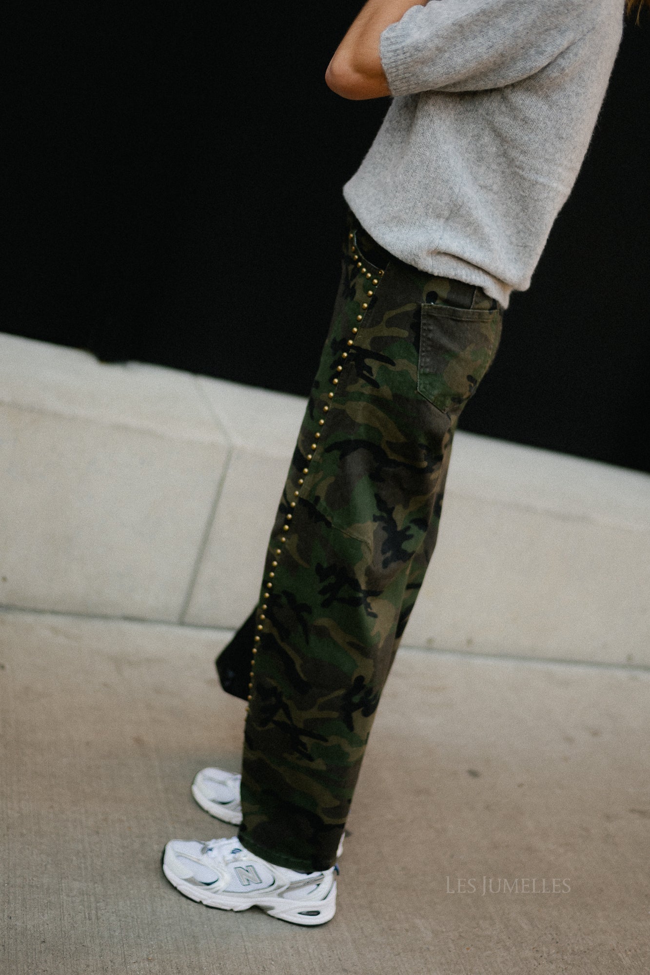 Rachel camouflage baloon-fit jeans