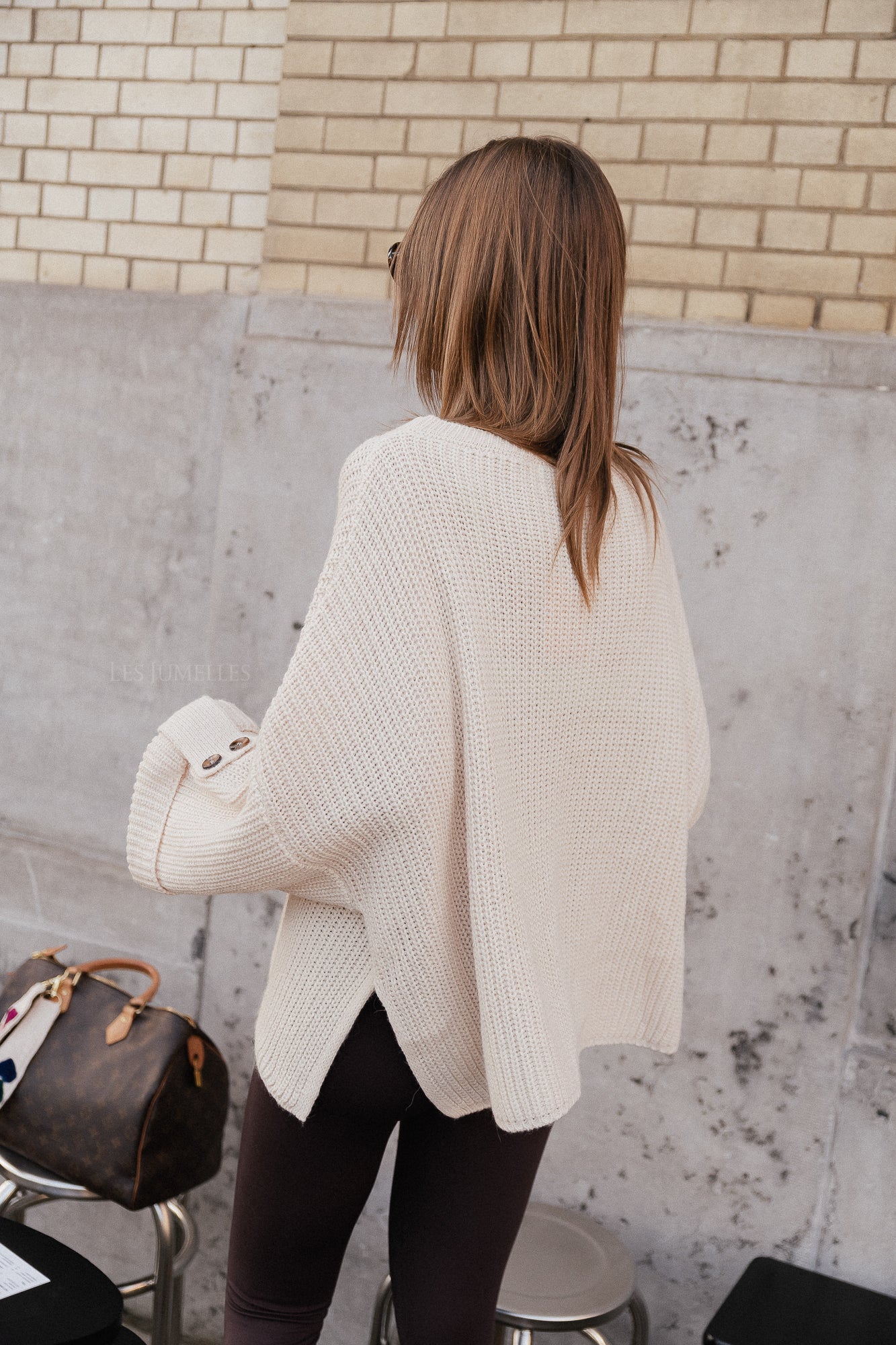 Noemie knitted jumper cream