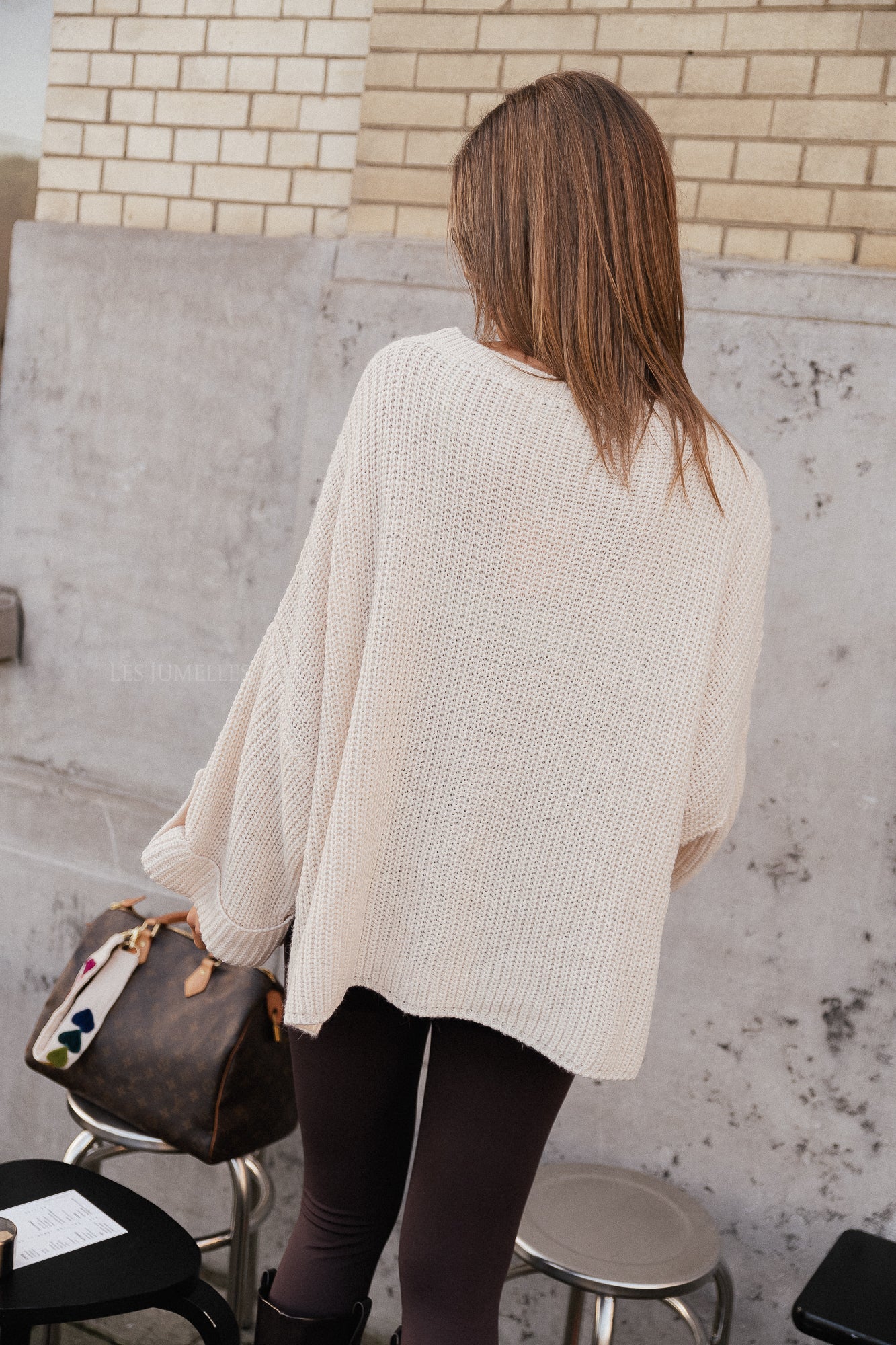 Noemie Strickpullover in Creme