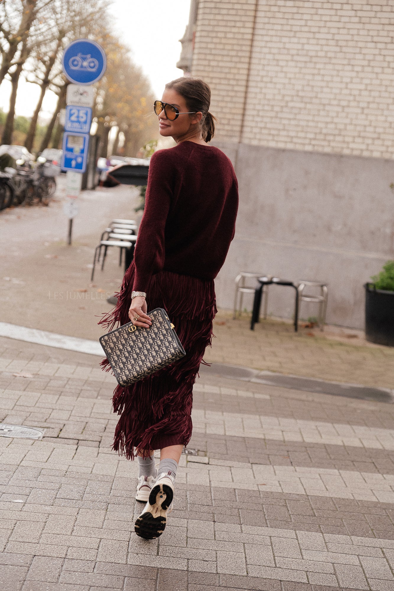 Fenna jumper burgundy