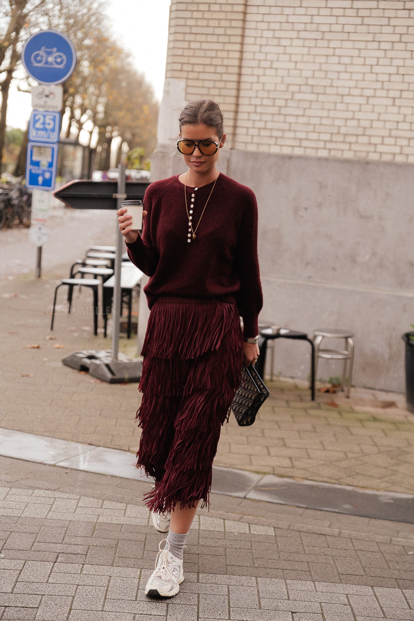 Fenna jumper burgundy