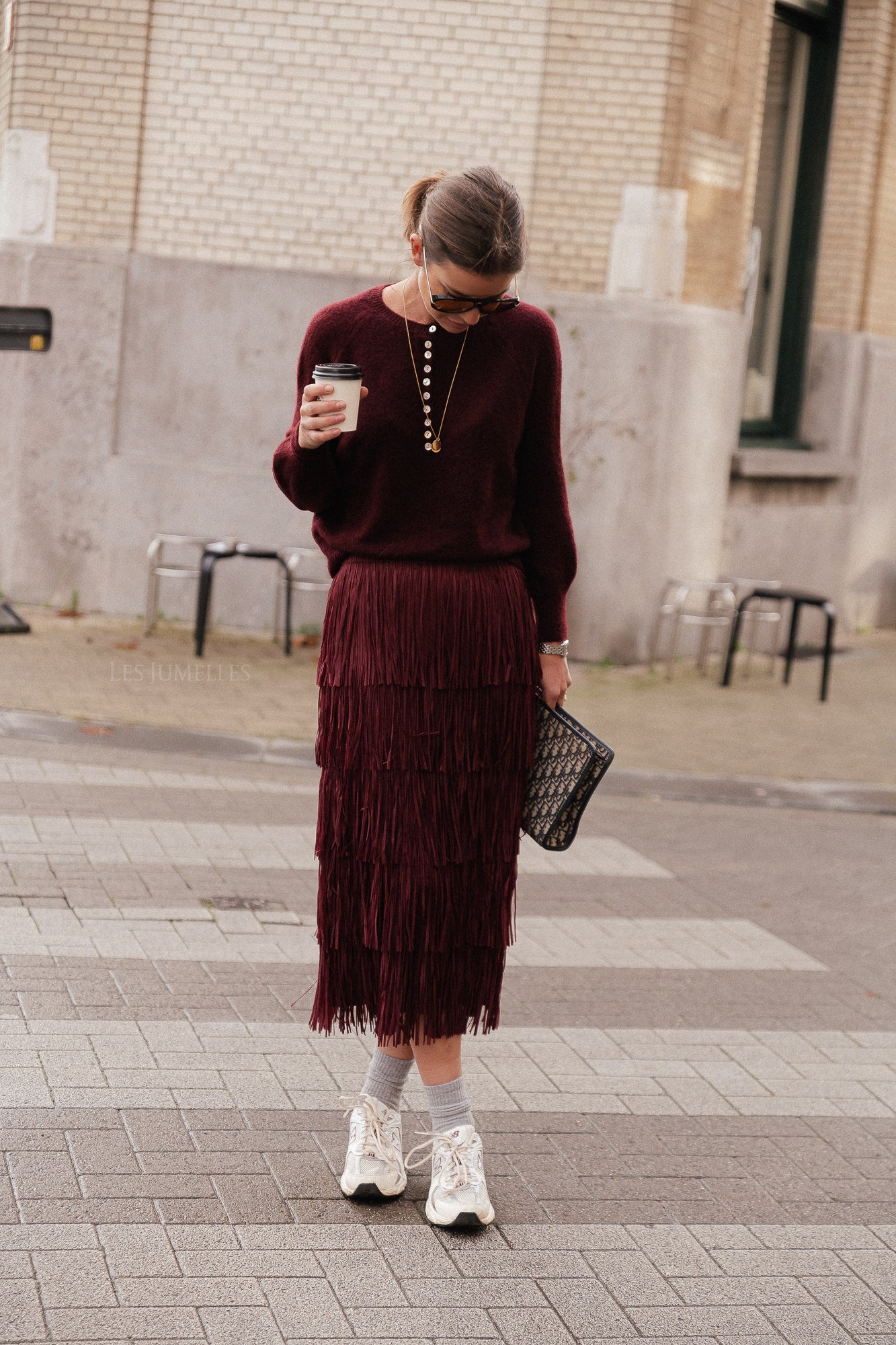 Fenna jumper burgundy