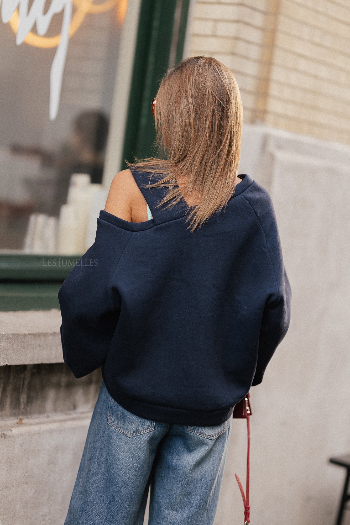 Kyoto-Pullover marineblau