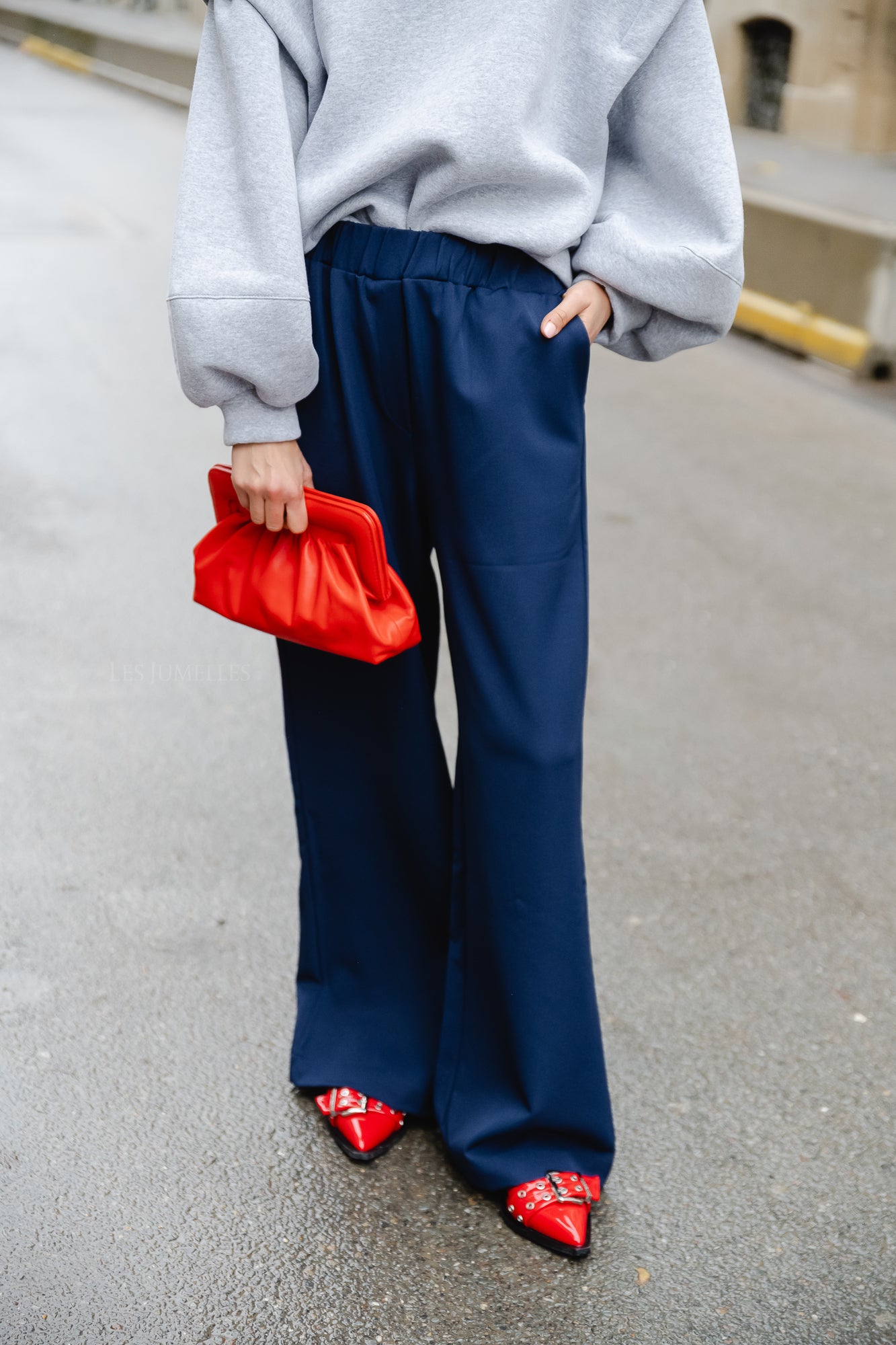 Rhoda trousers navy blue