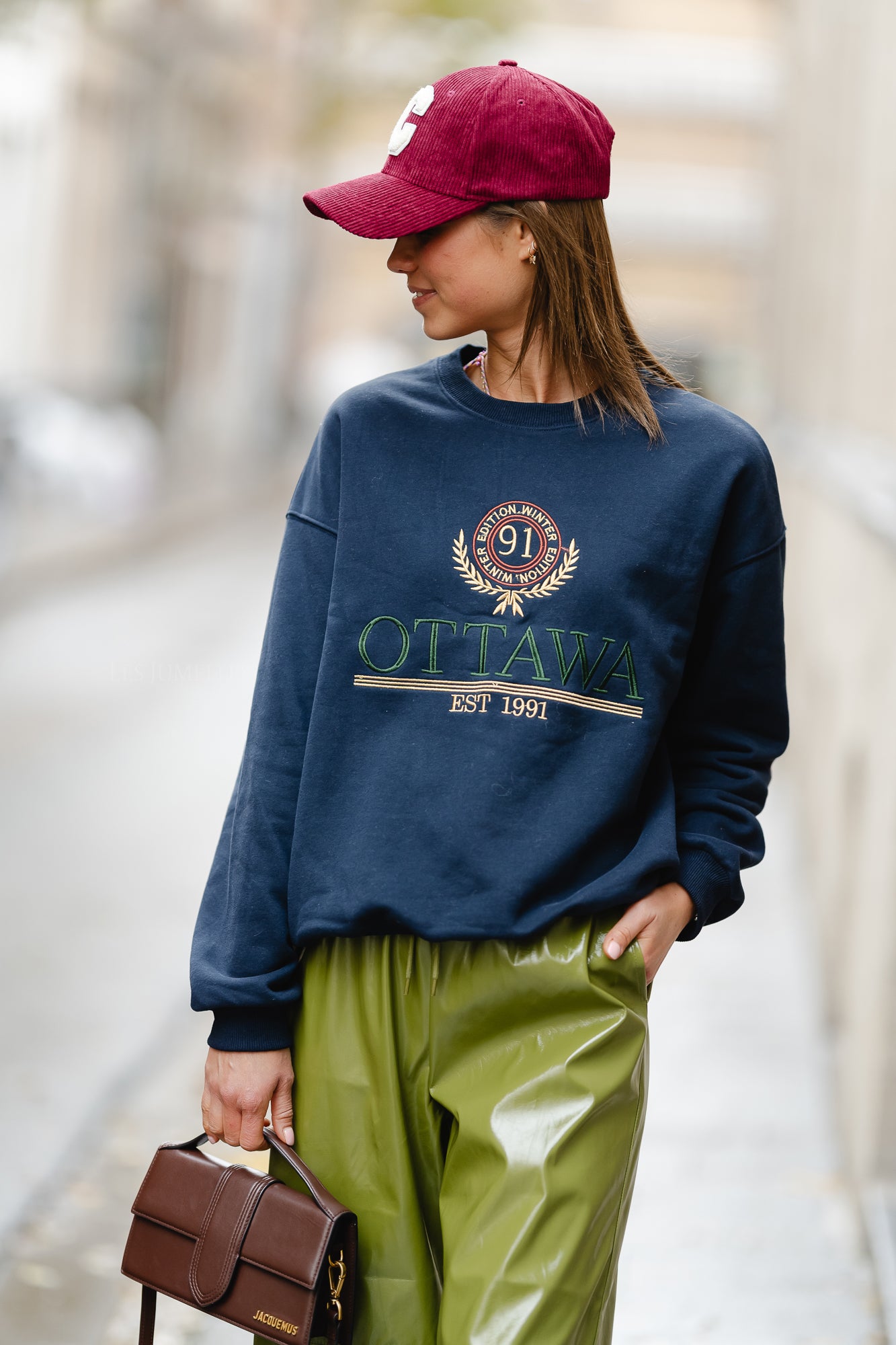Ottawa city sweater navy blue