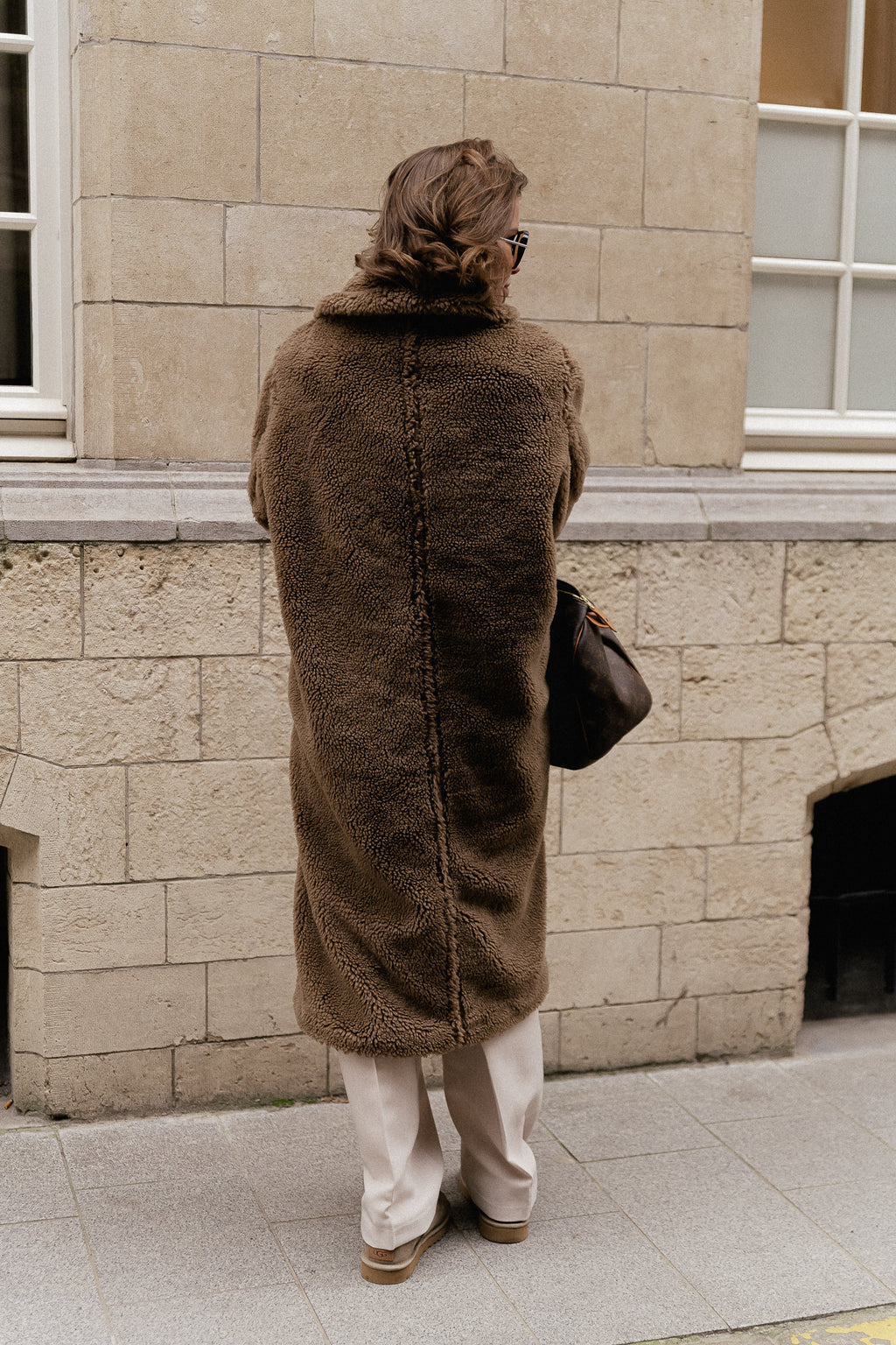 Manteau Lya en teinte sépia