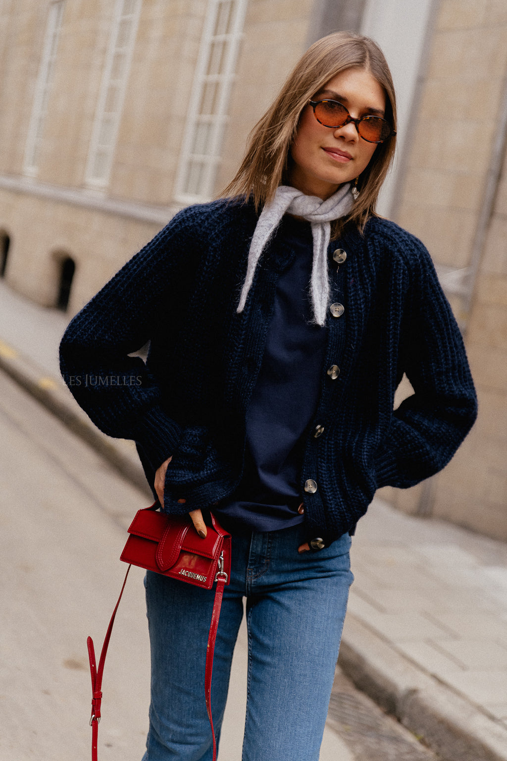 Alix cardigan navy