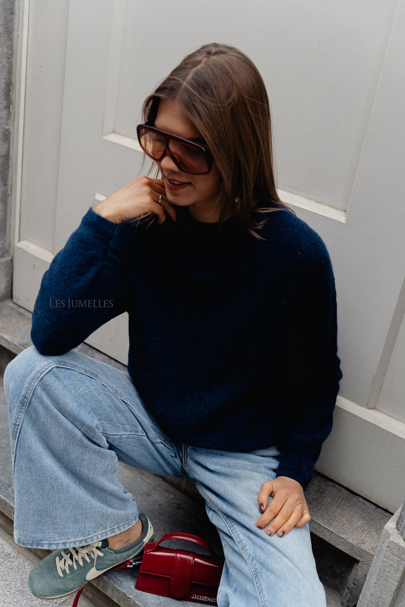 Gisèle Pullover in Marineblau