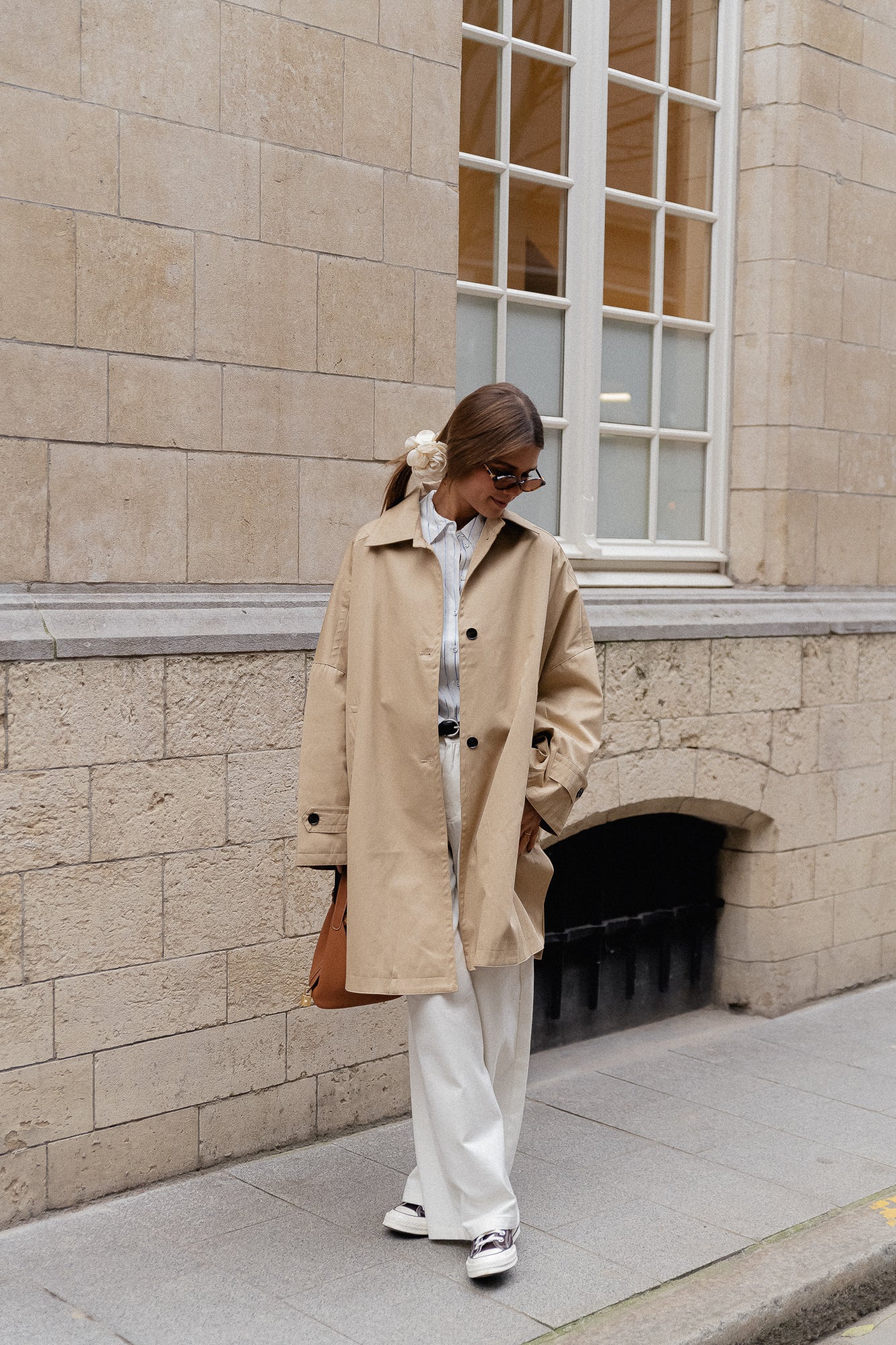 Elise oversized trenchcoat beige