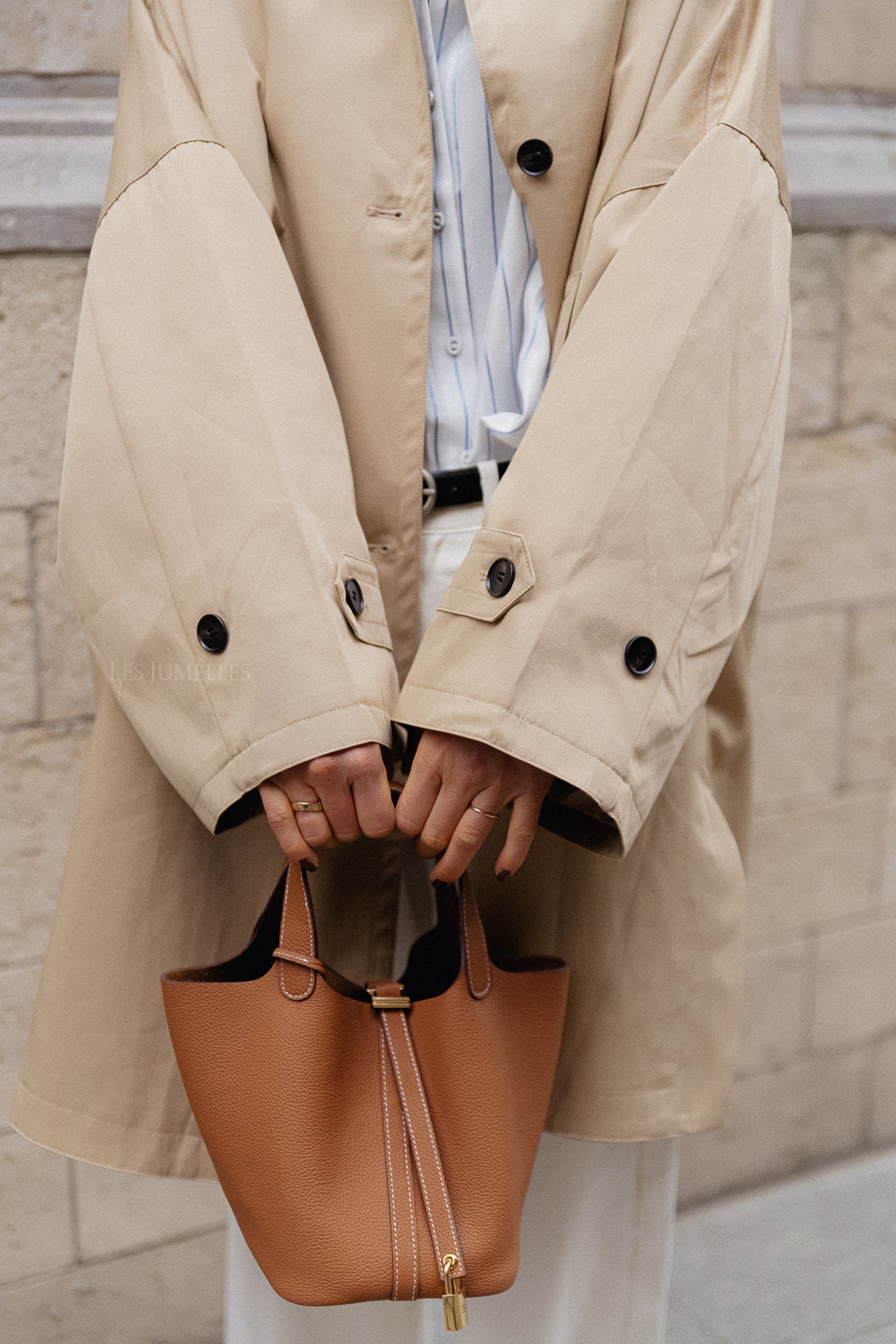 Elise oversized trenchcoat beige