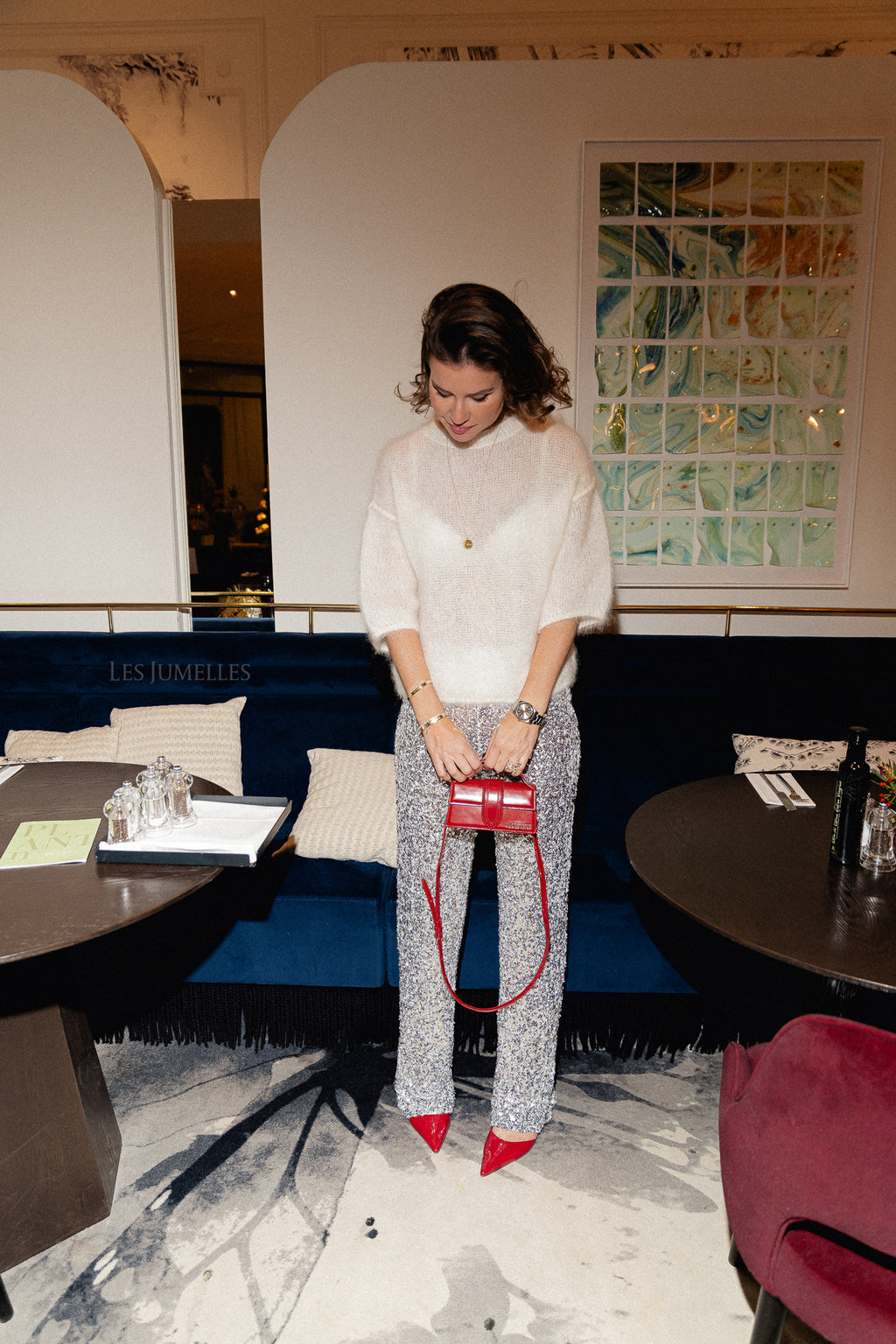 Bonny broek zilver