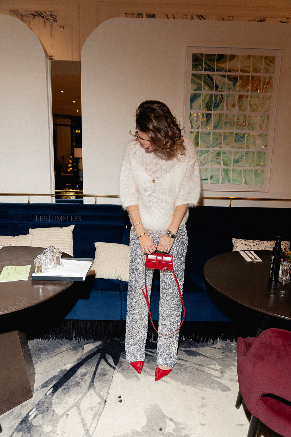 Bonny broek zilver
