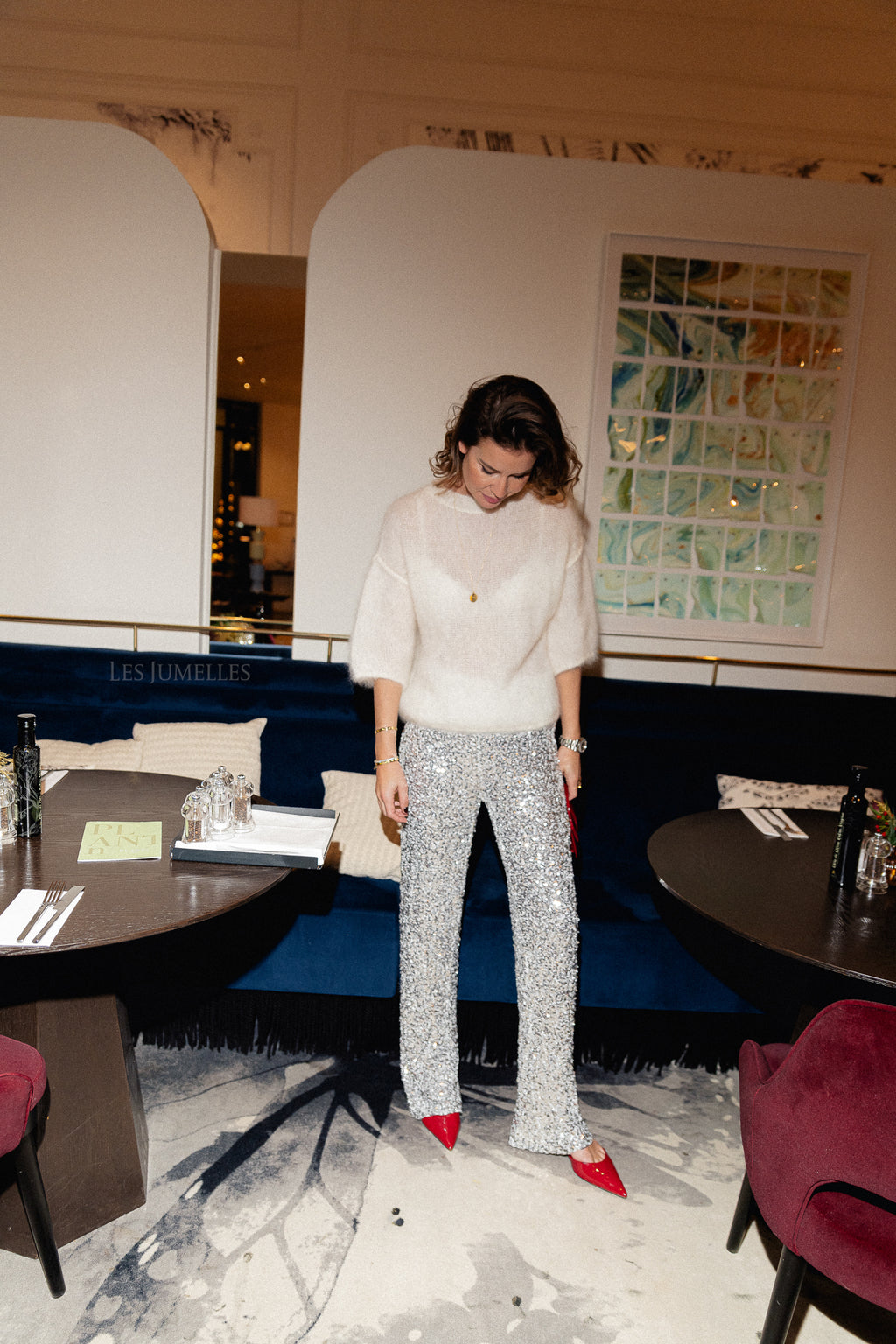 Bonny broek zilver