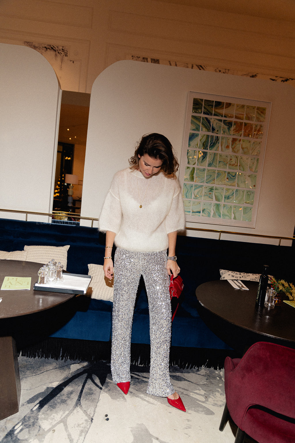 Bonny broek zilver