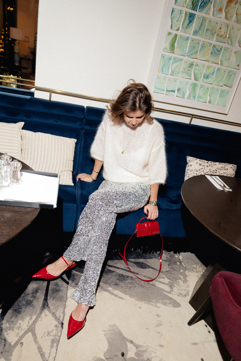 Bonny broek zilver