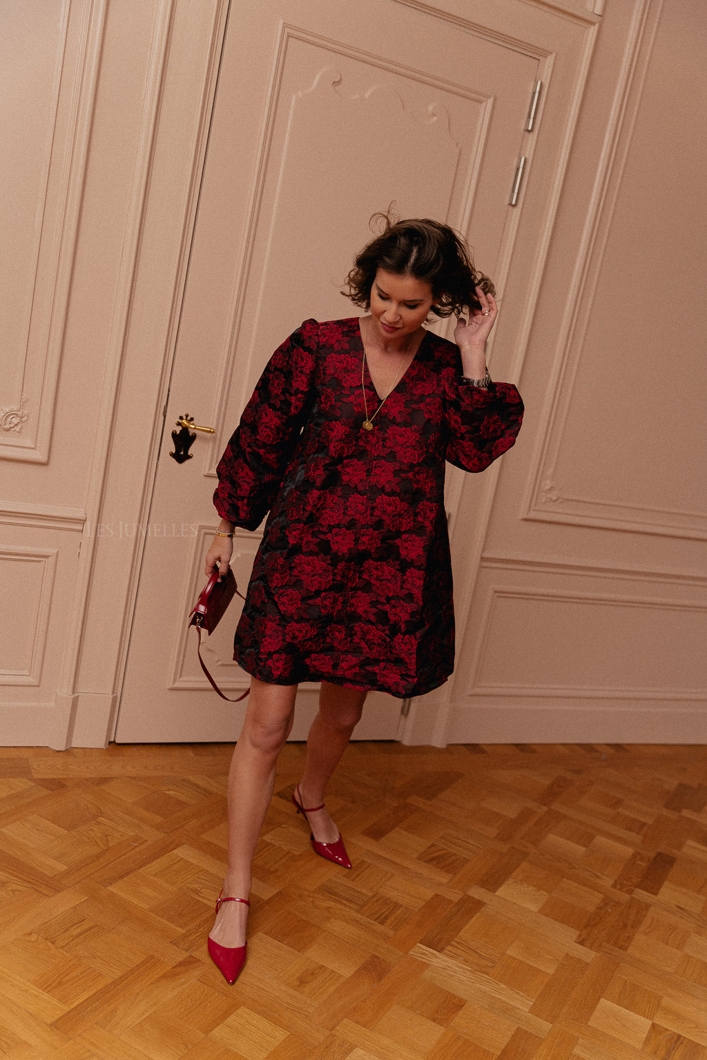 YASCubala 7/8 Kleid schwarz/Kubaladruck