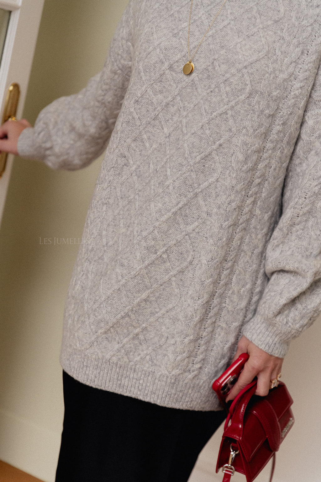 AdieGZ OZ pullover grijs melange