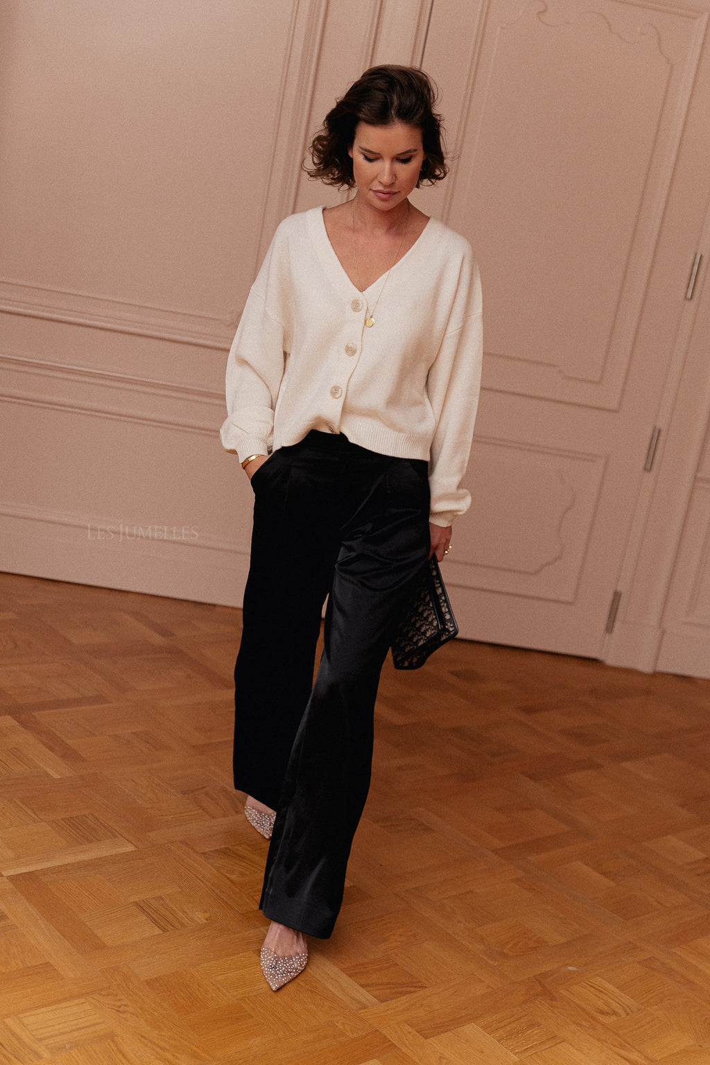 Gilet en laine ManziGZ écru