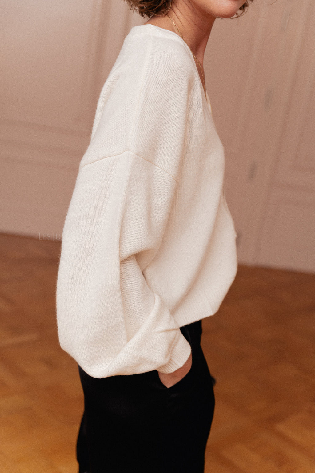 Gilet en laine ManziGZ écru
