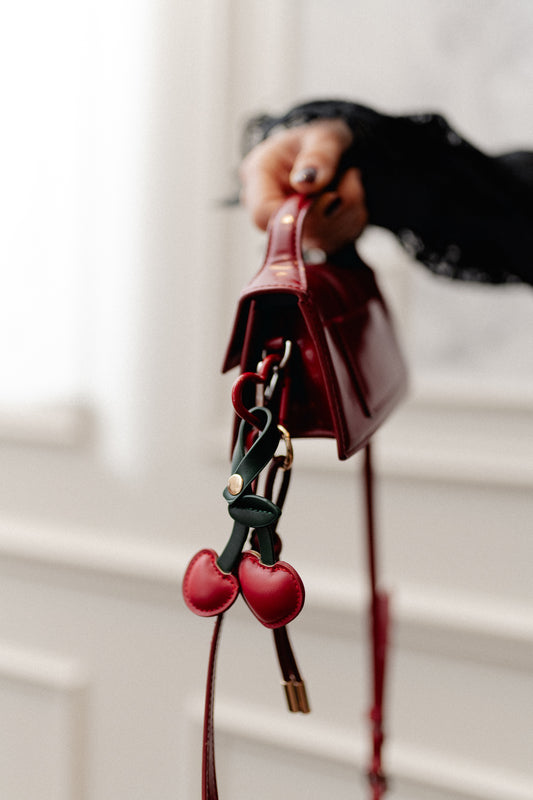 Les Jumelles Cherry keychain