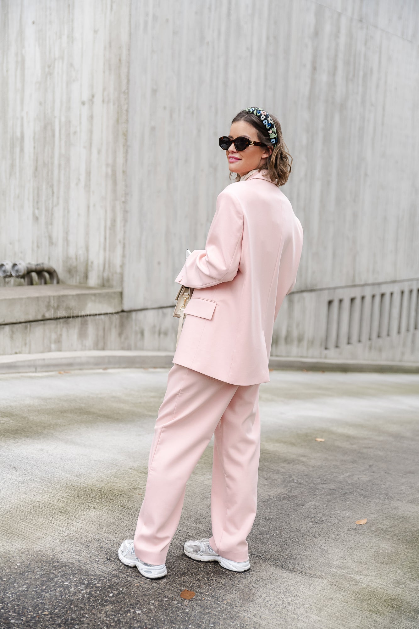 Hot pink oversized on sale blazer