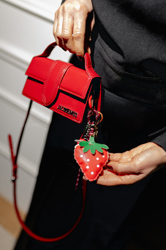 Les Jumelles Strawberry keychain