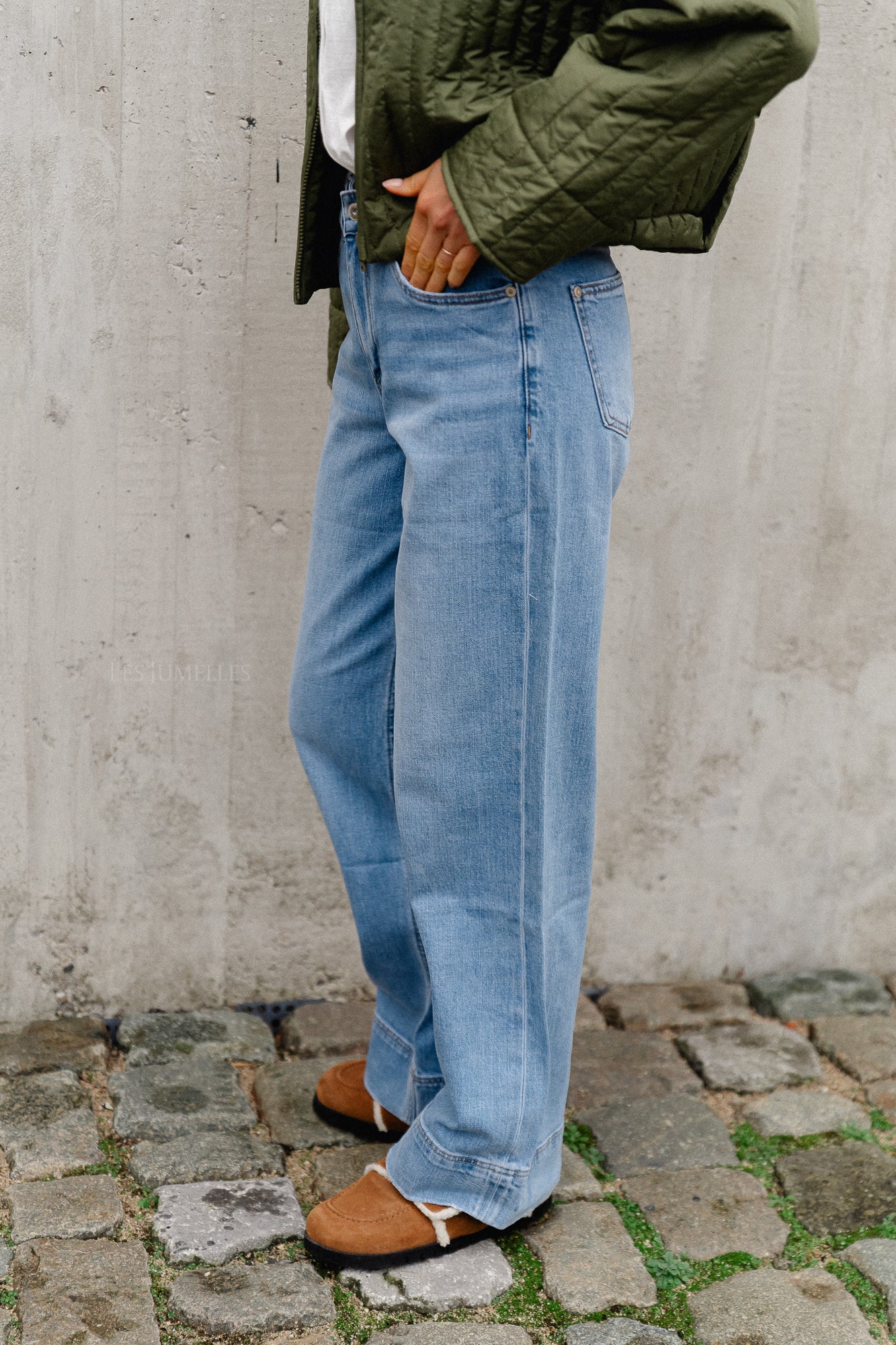 Alba-Jeans in hellblauem Denim