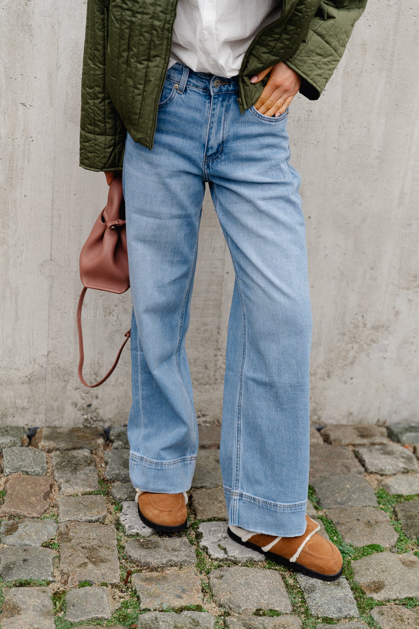 Alba-Jeans in hellblauem Denim