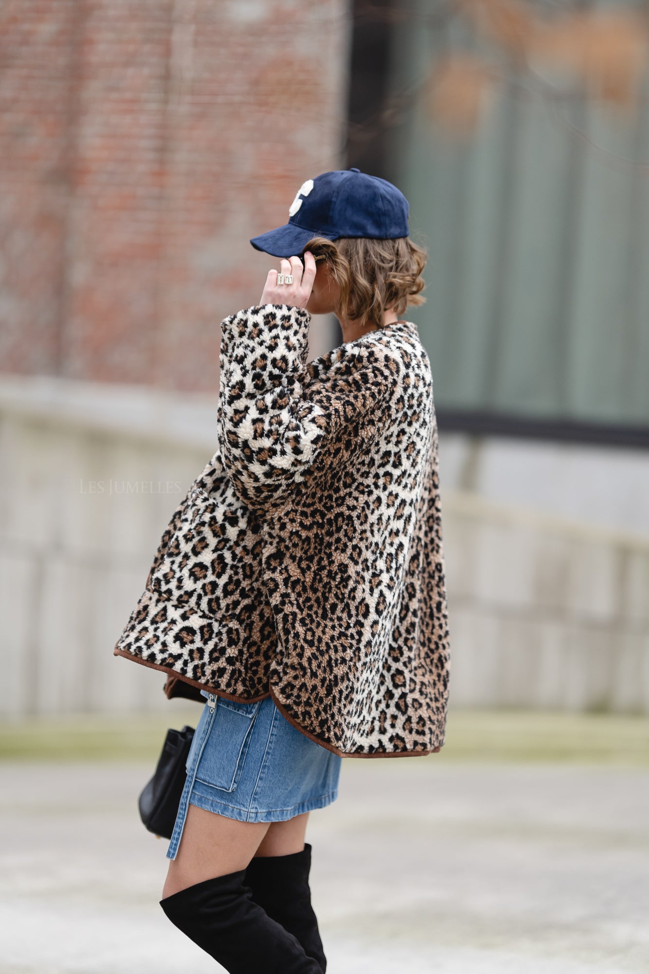 Oversized hotsell leopard jacket