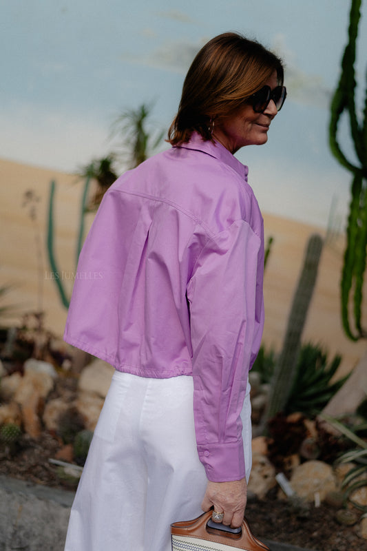 Les Jumelles Parallel shirt violet