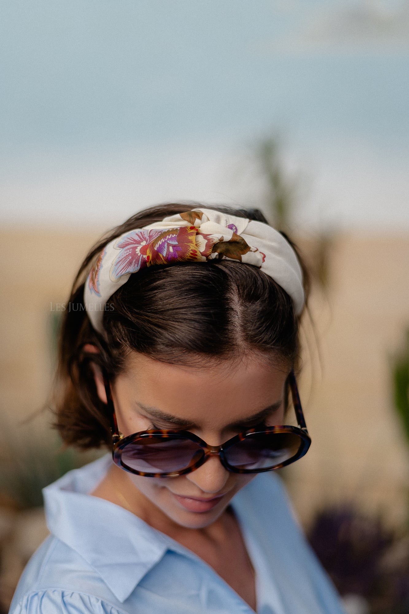 Knot hairband 3G flowers